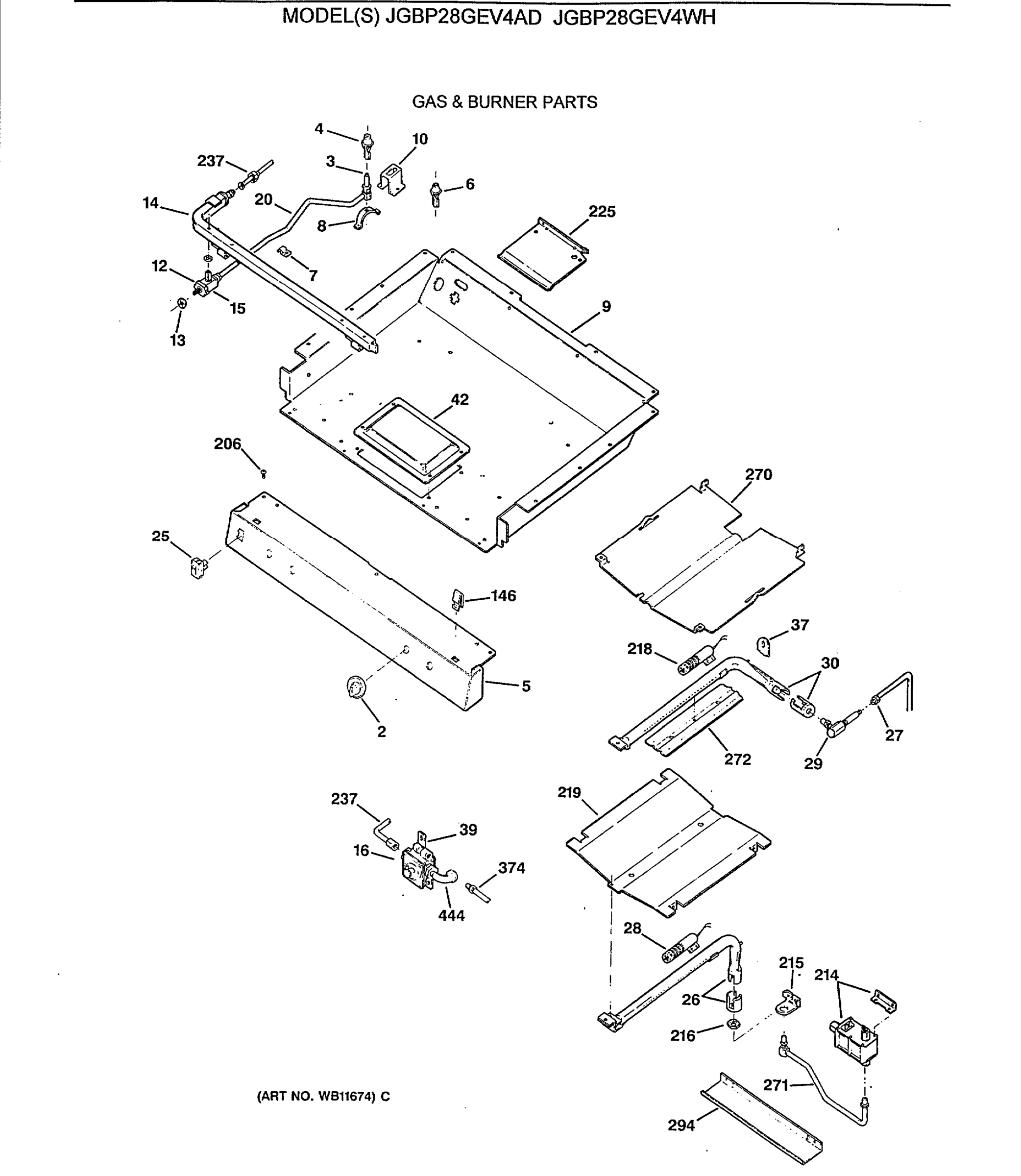 GAS & BURNER PARTS