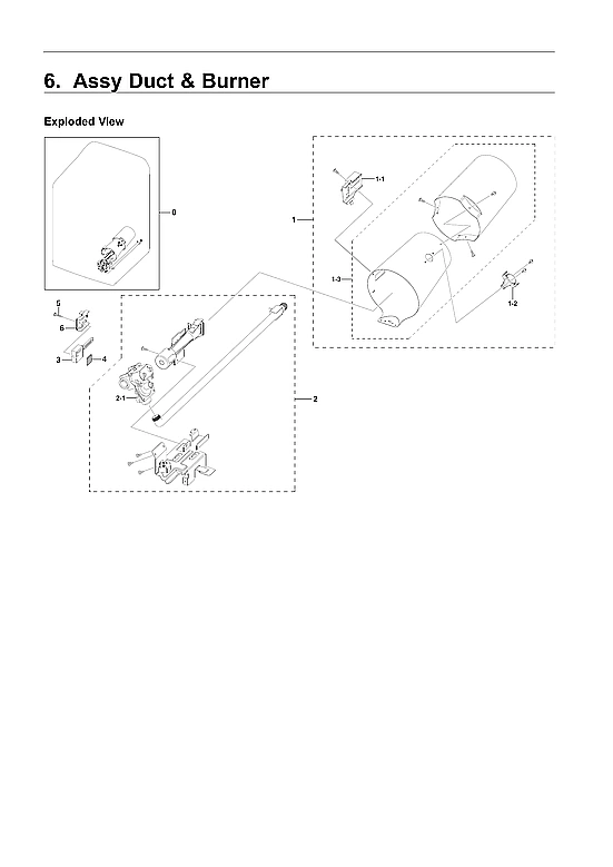 DUCT & BURNER ASSY