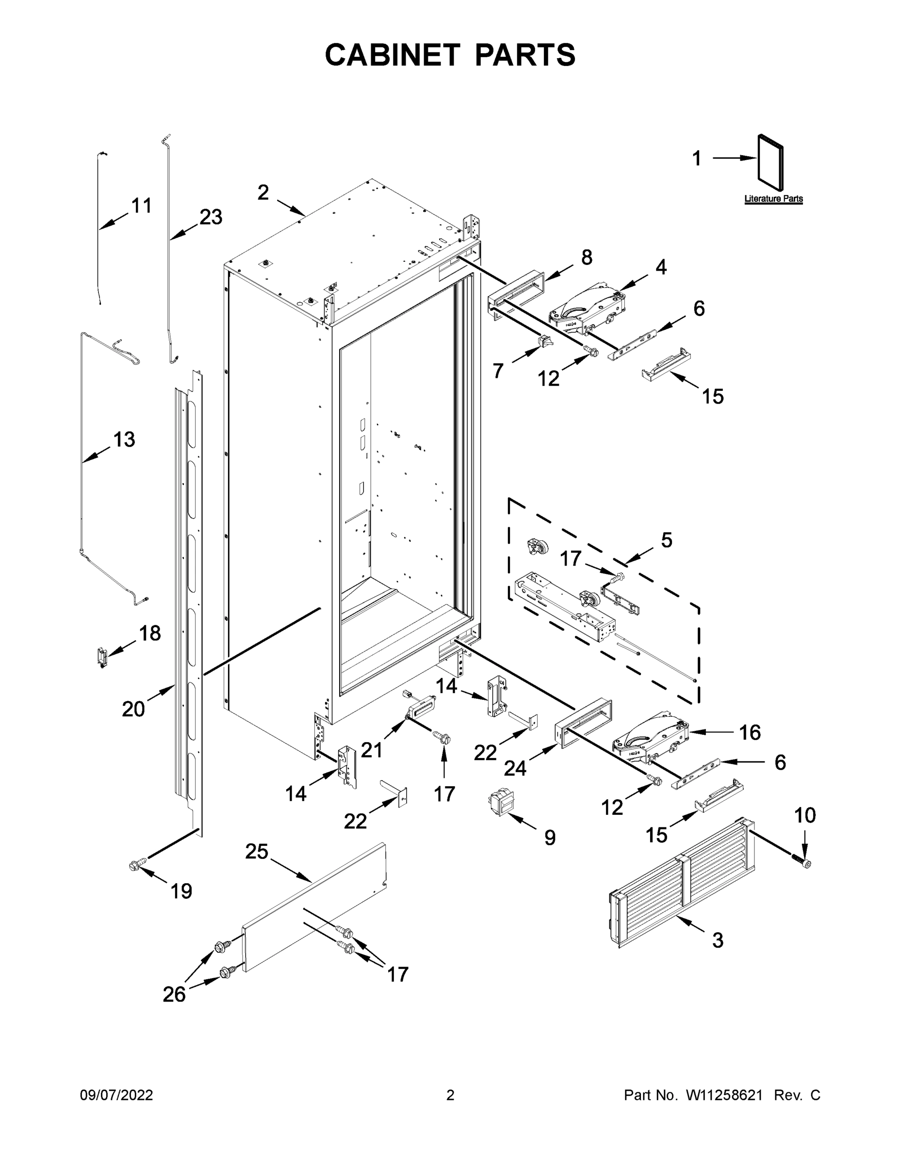 02 - CABINET PARTS