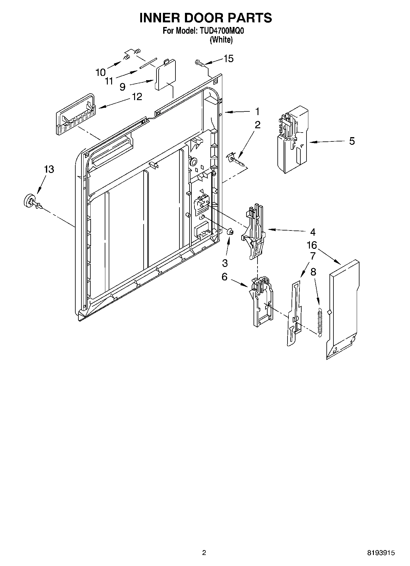 02 - INNER DOOR PARTS
