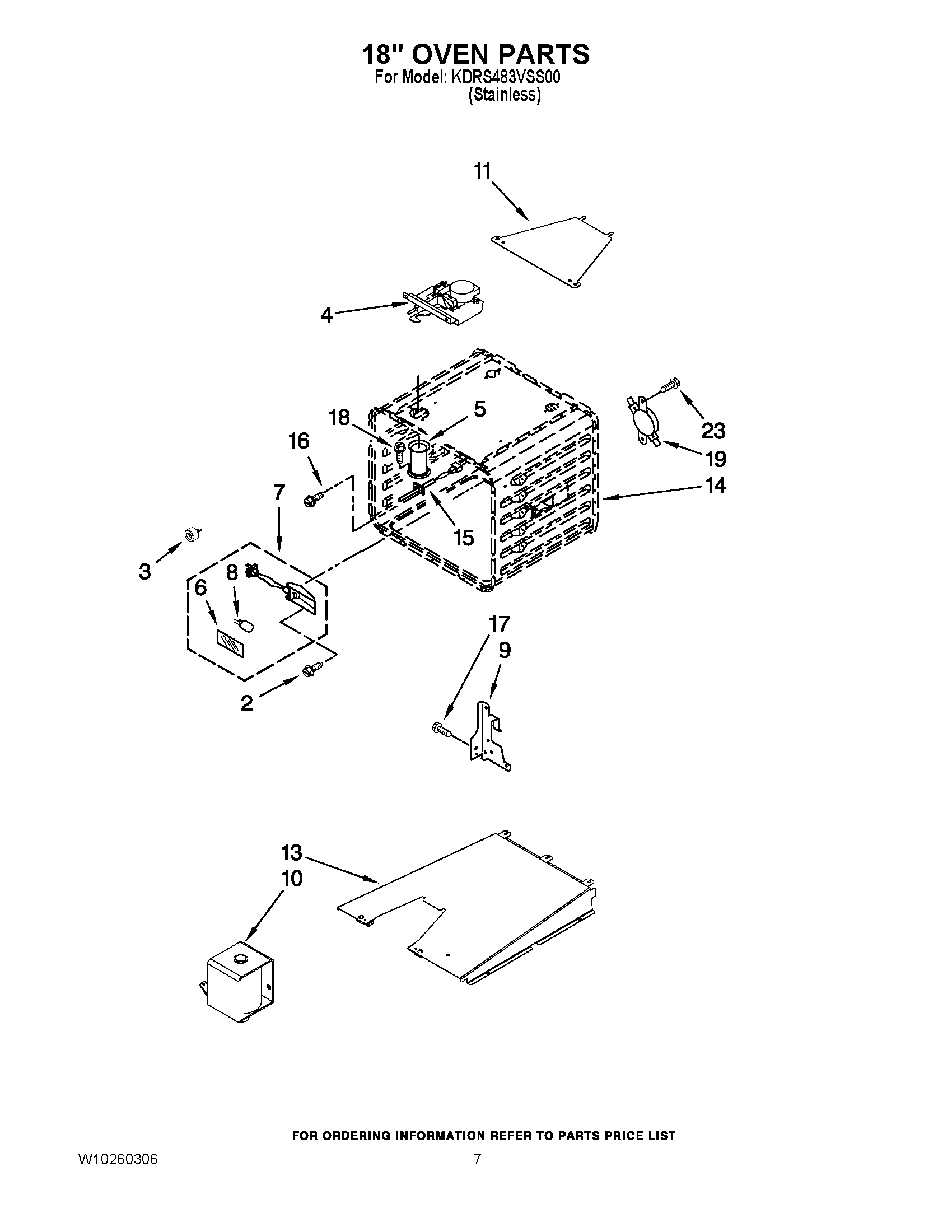 04 - 18`` OVEN PARTS