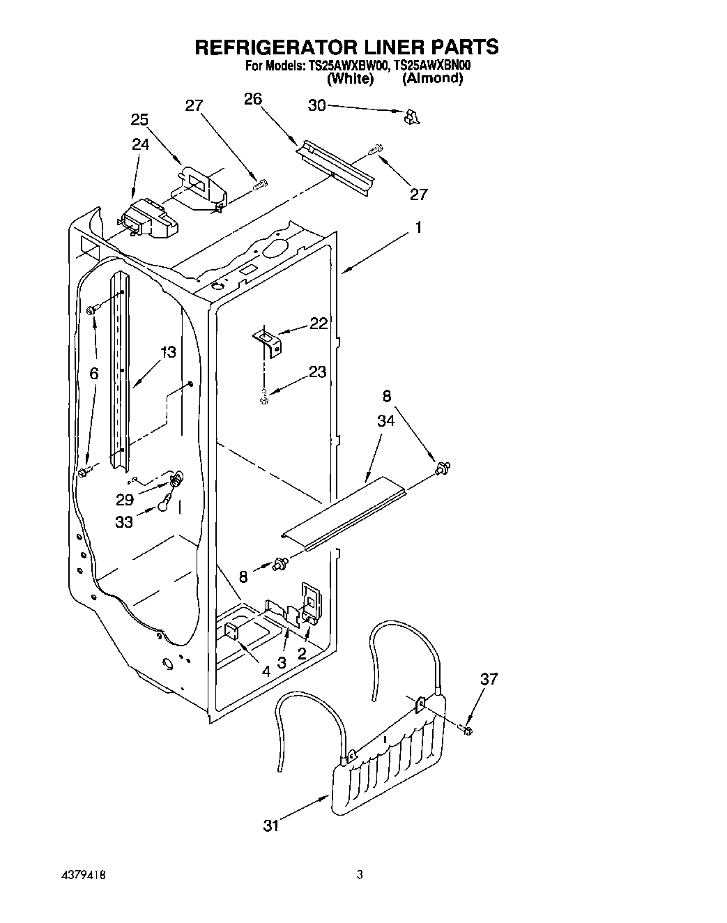 02 - REFRIGERATOR LINER
