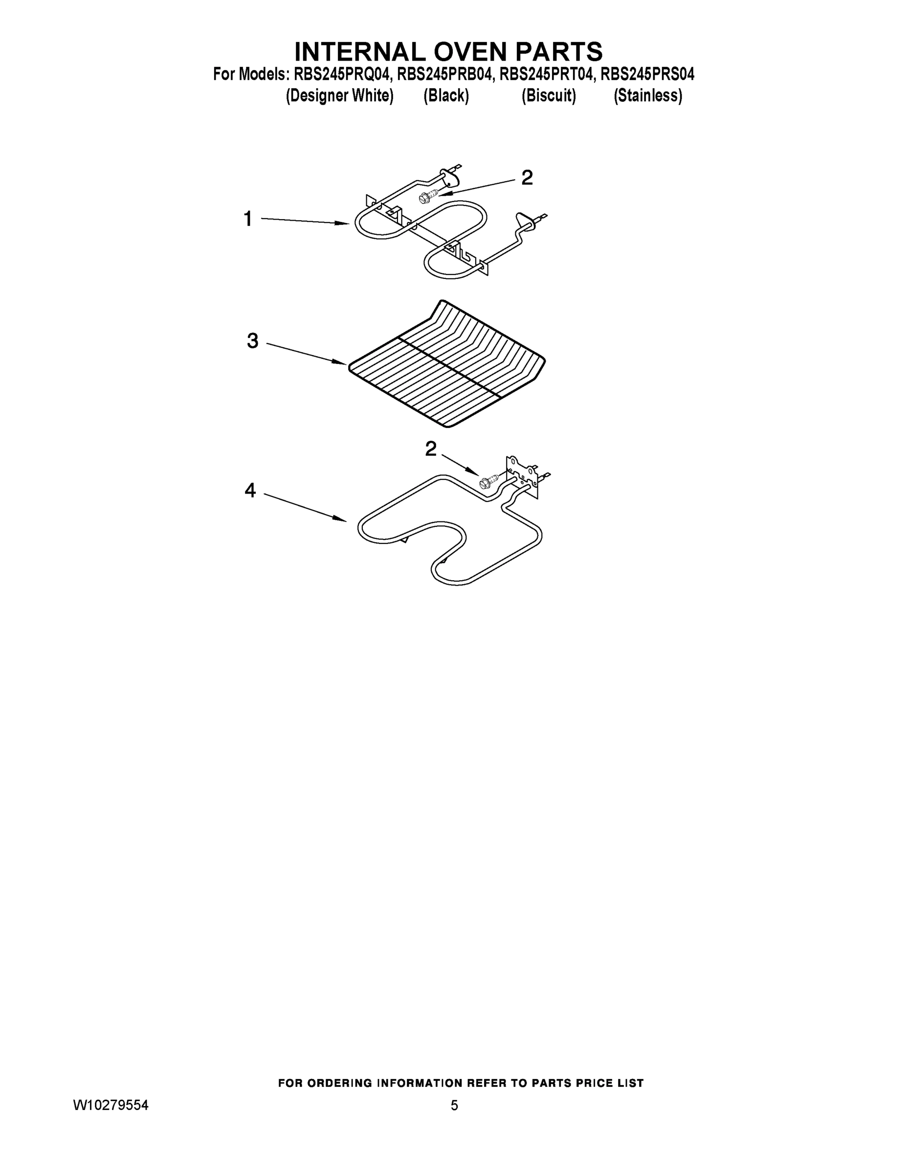 04 - INTERNAL OVEN PARTS