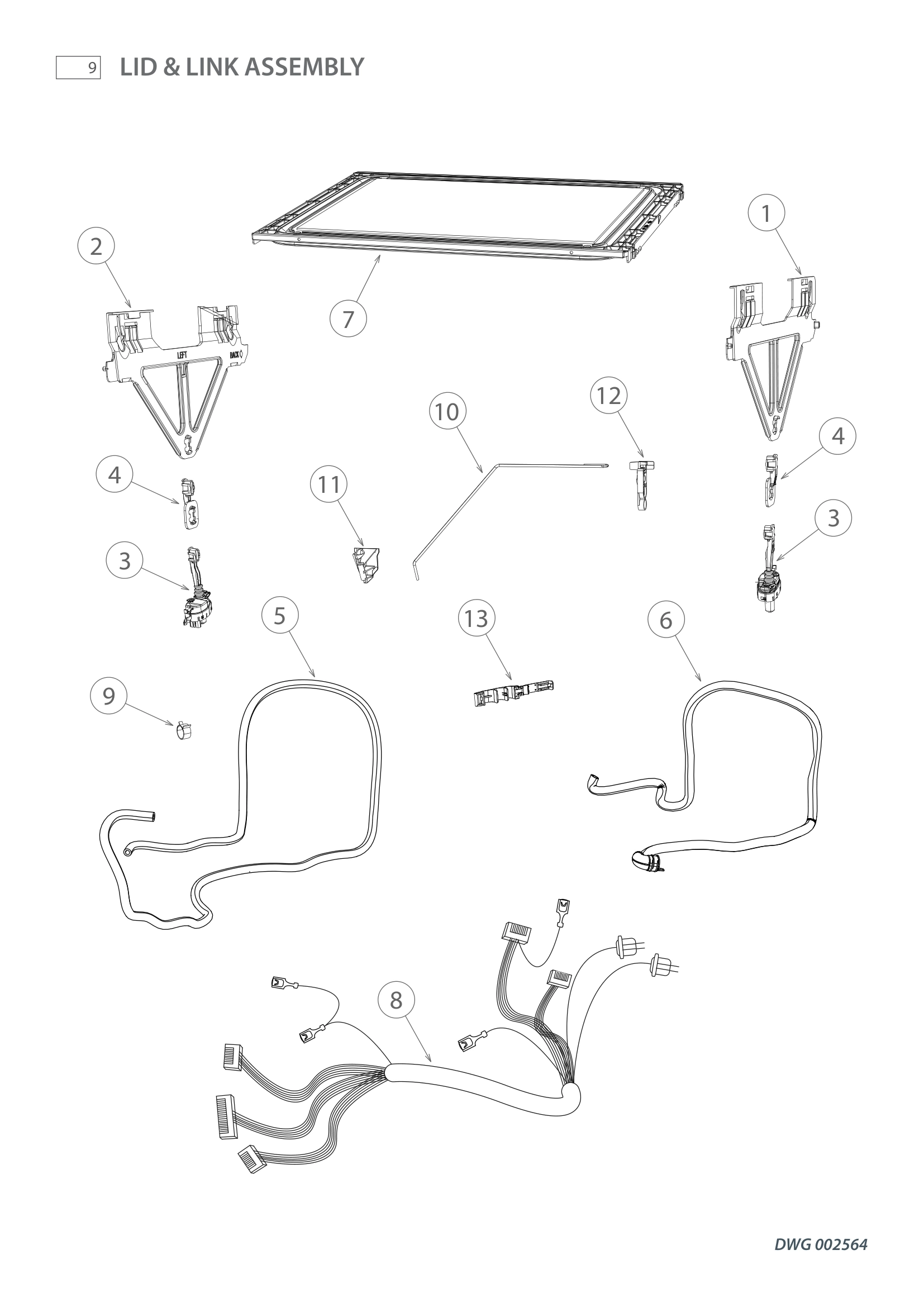 LID & LINK ASSEMBLY