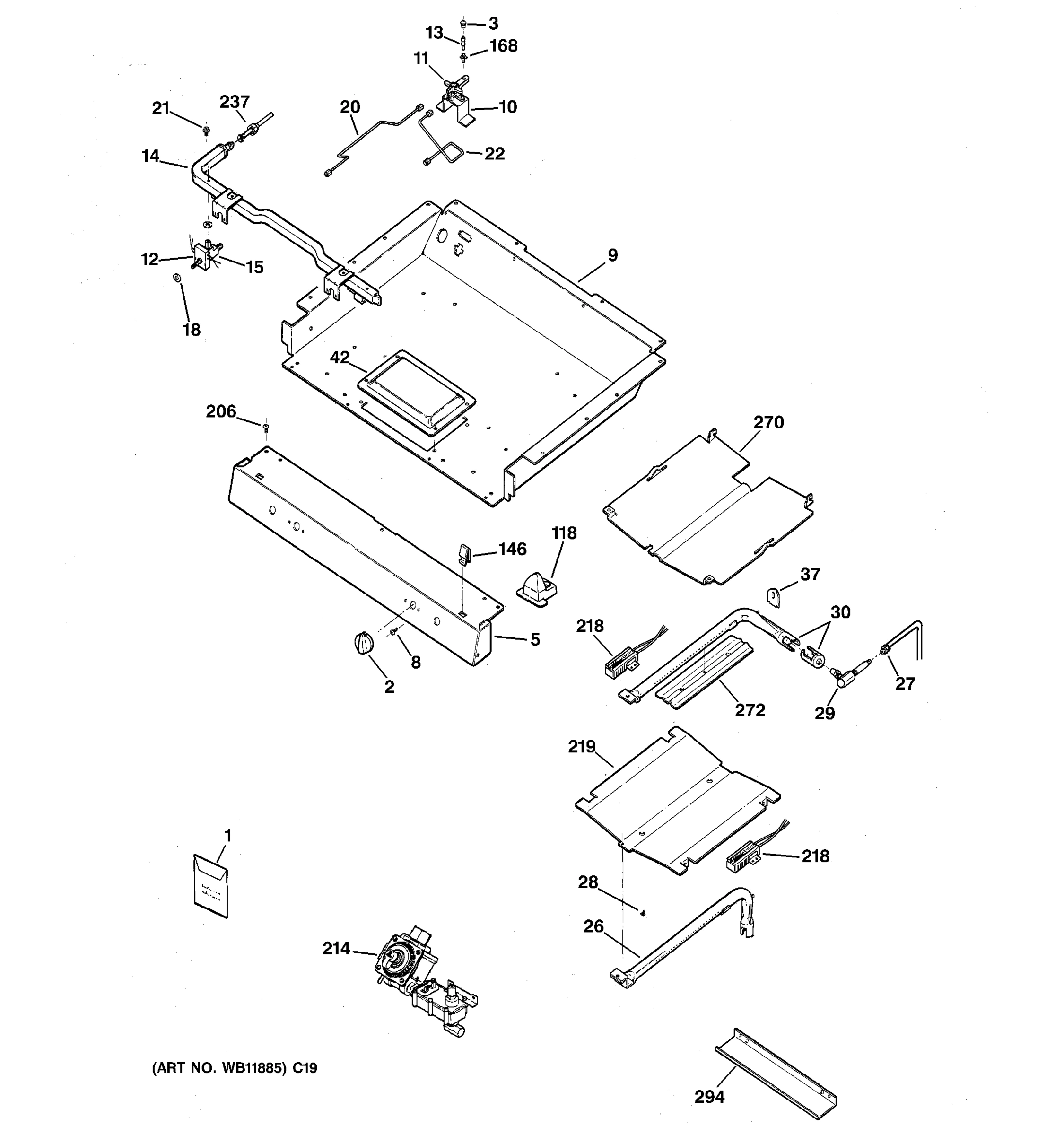 GAS & BURNER PARTS