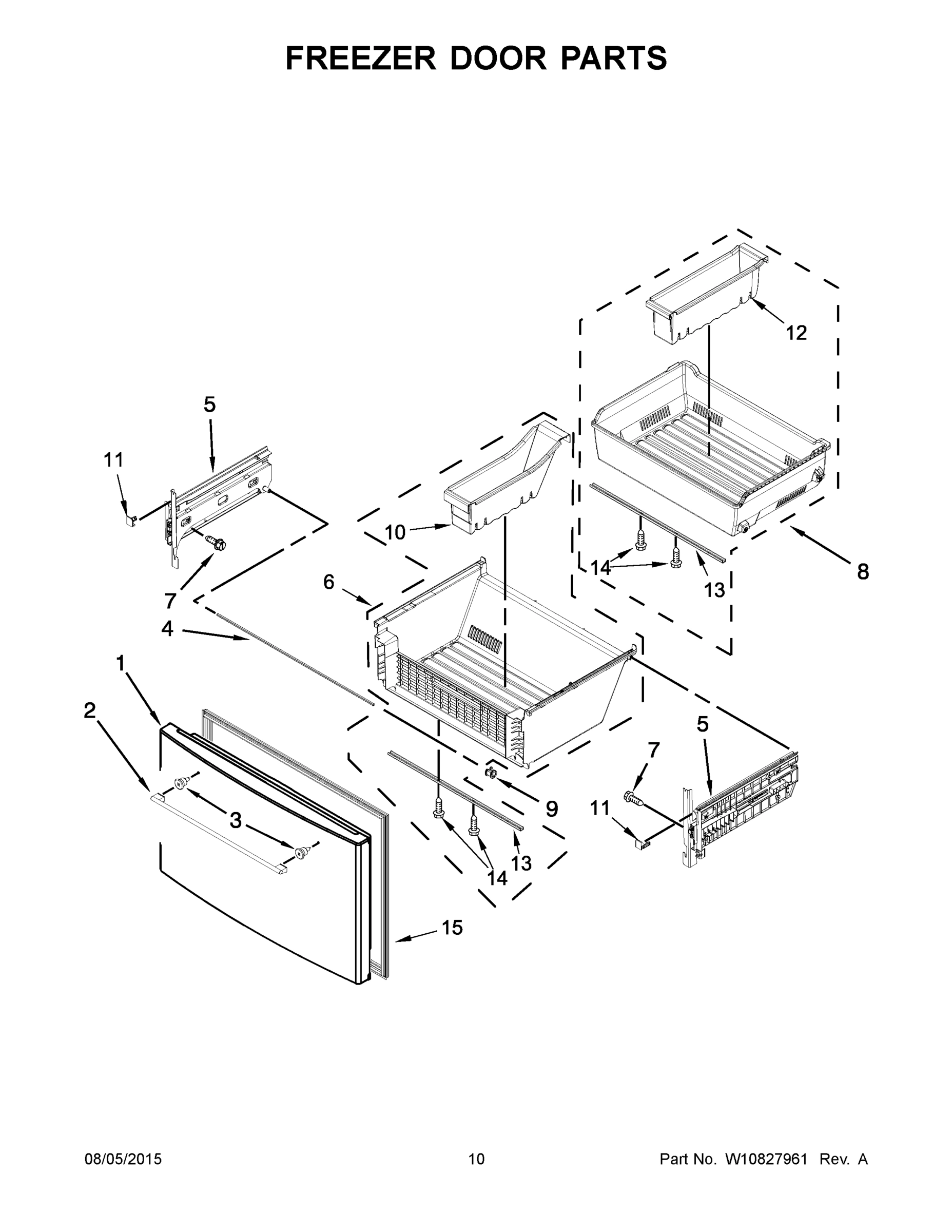 06 - FREEZER DOOR PARTS