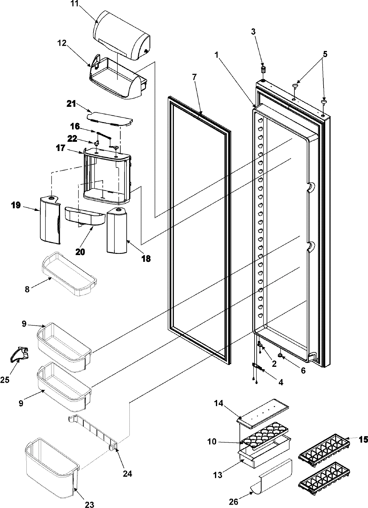12 - REFRIGERATOR DOOR