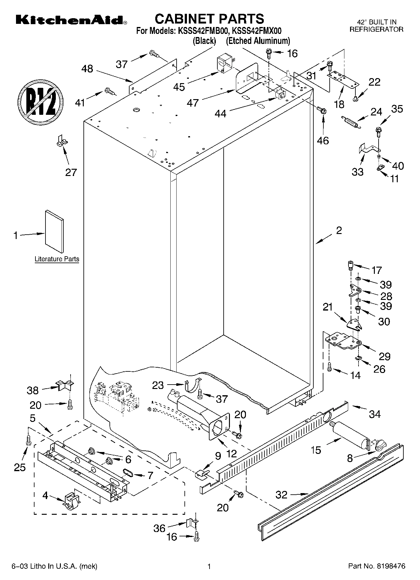 01 - CABINET PARTS