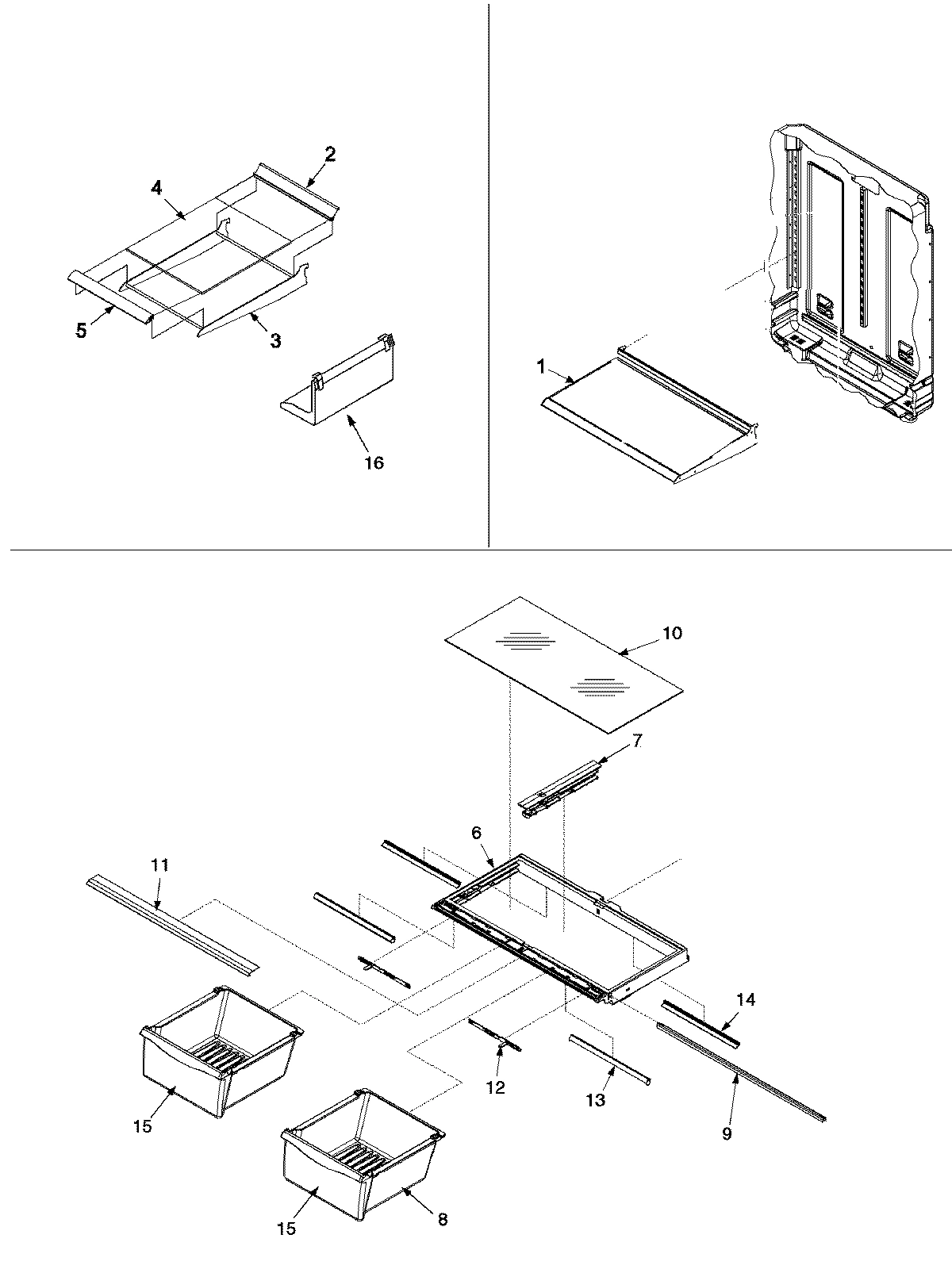 09 - REFRIGERATOR SHELVING