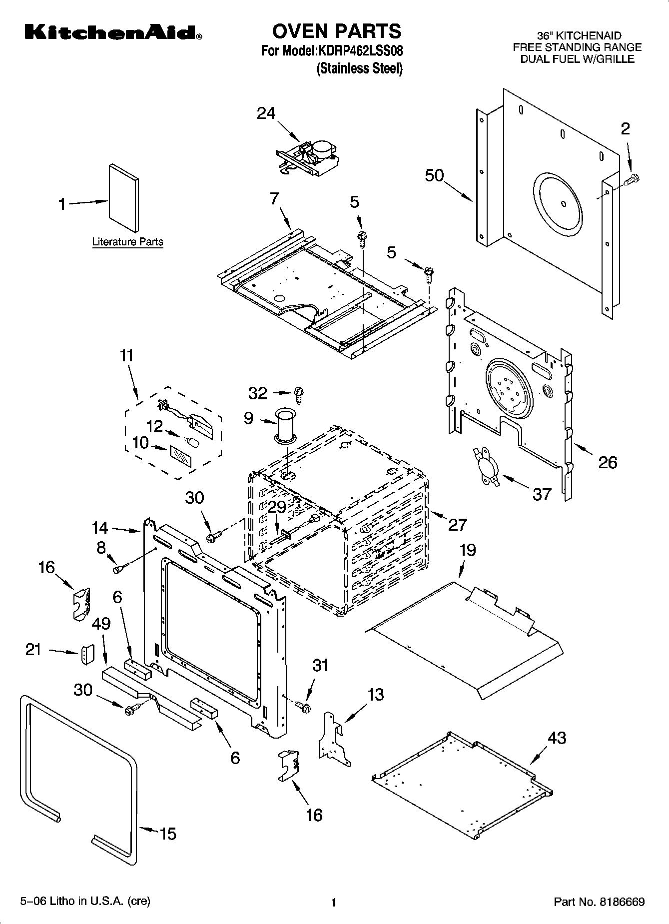 01 - OVEN PARTS