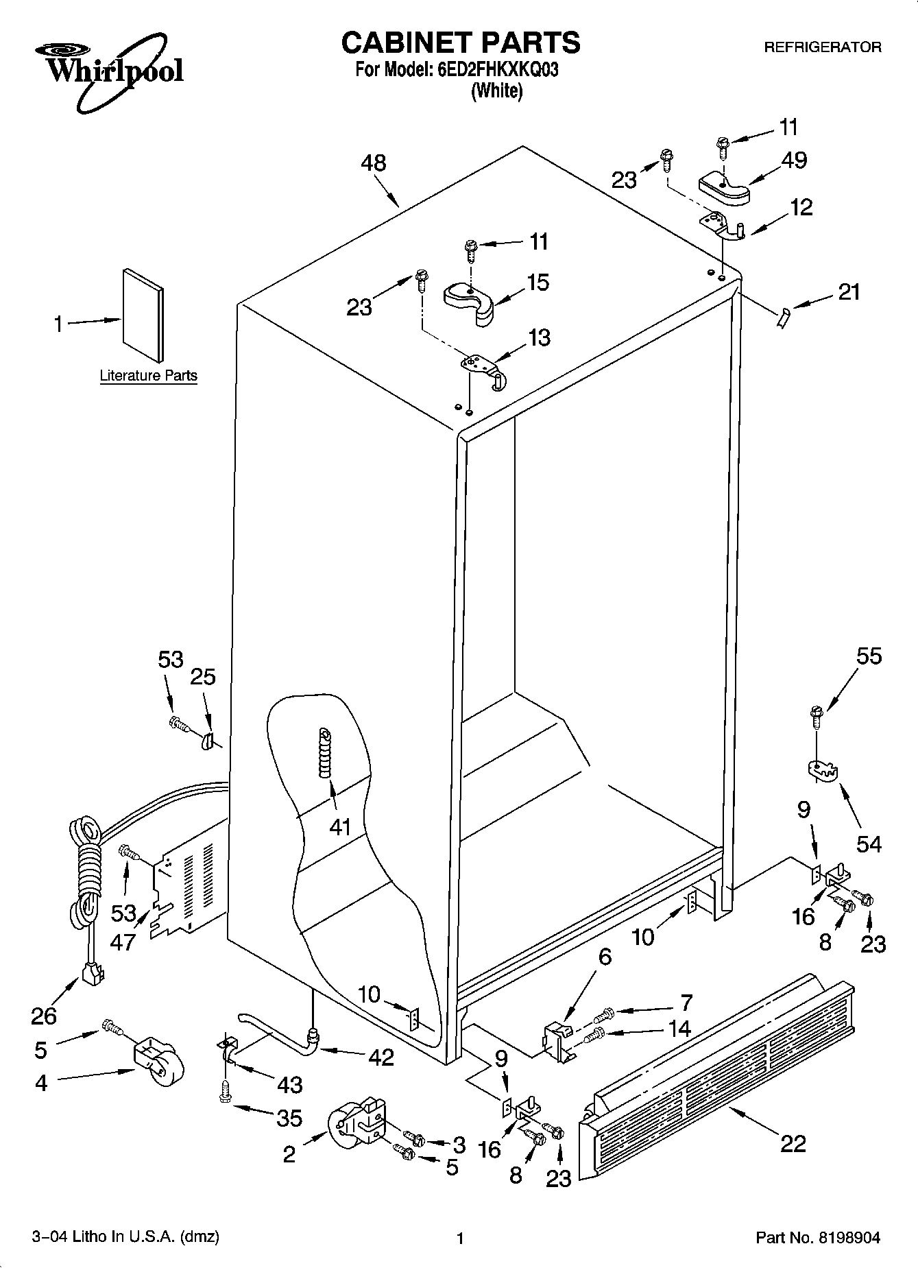 01 - CABINET PARTS