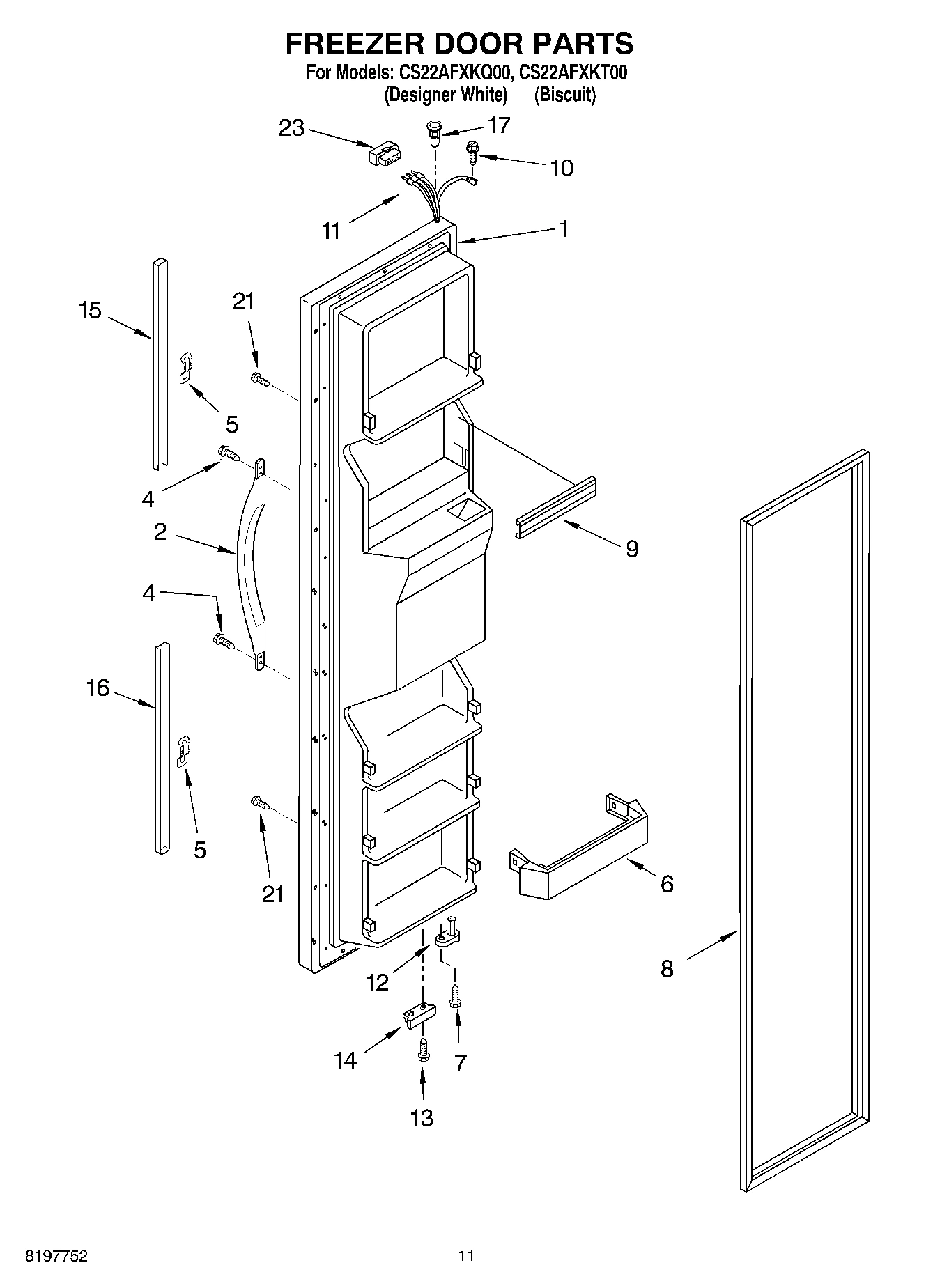 07 - FREEZER DOOR