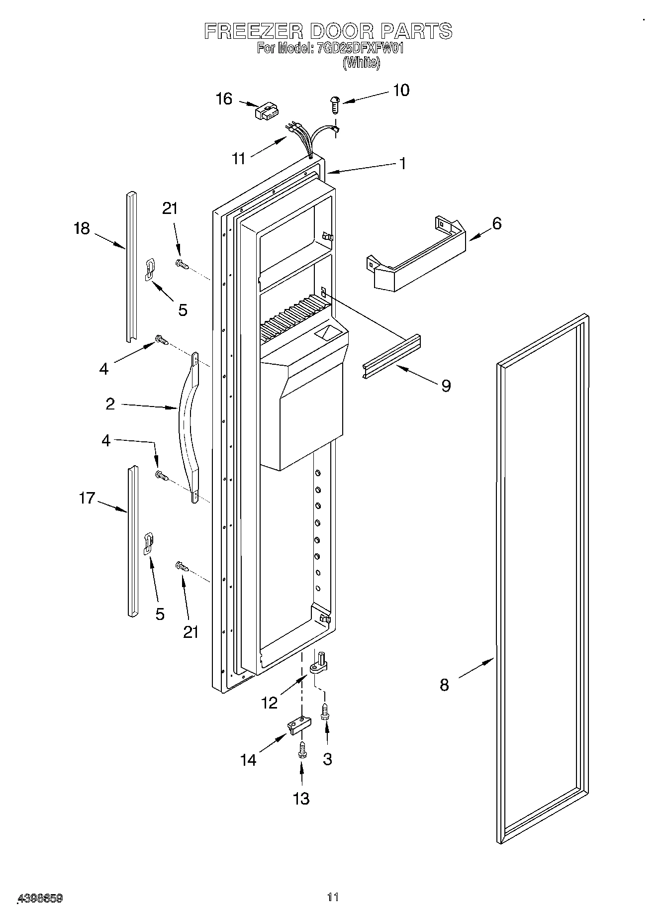 07 - FREEZER DOOR