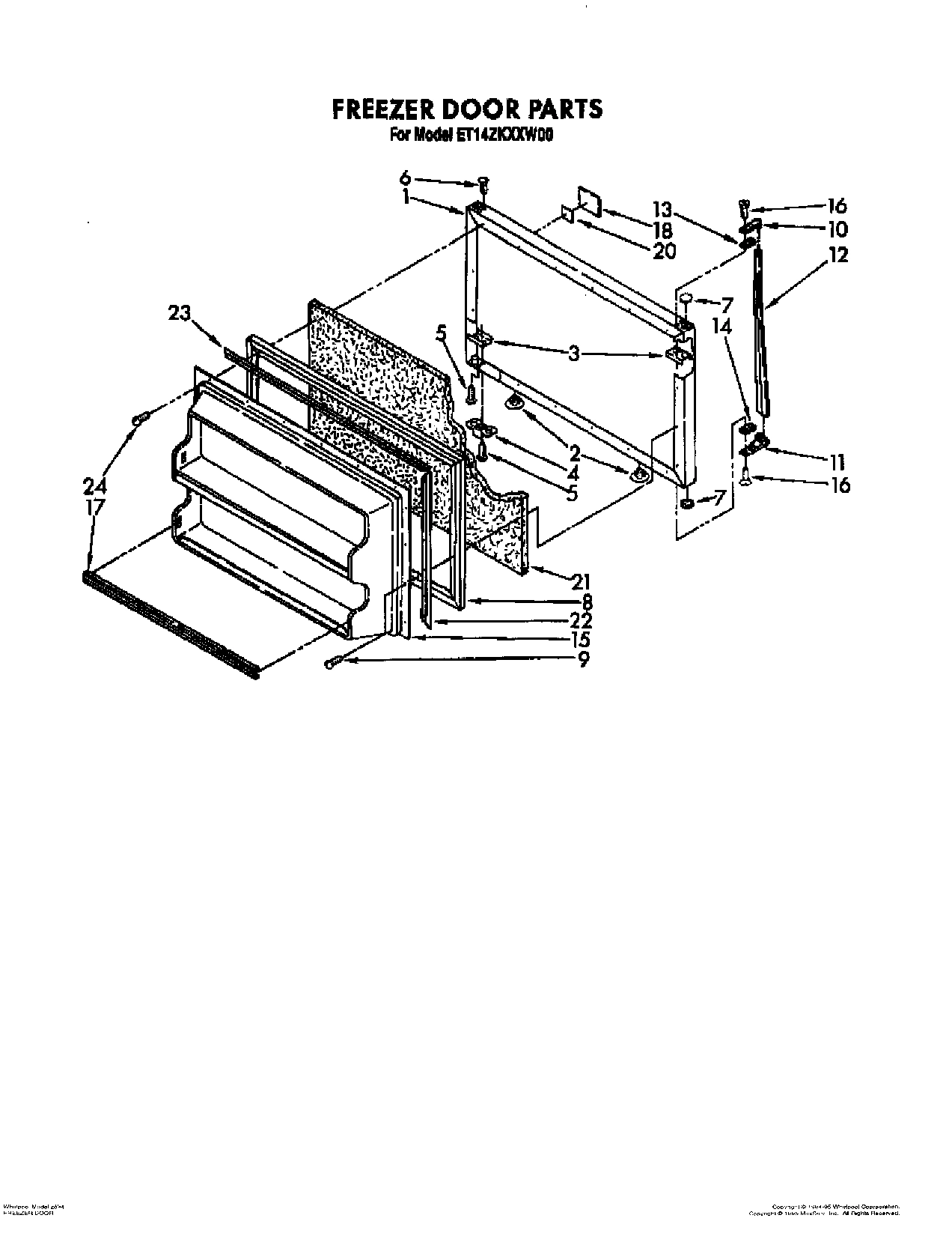 06 - FREEZER DOOR