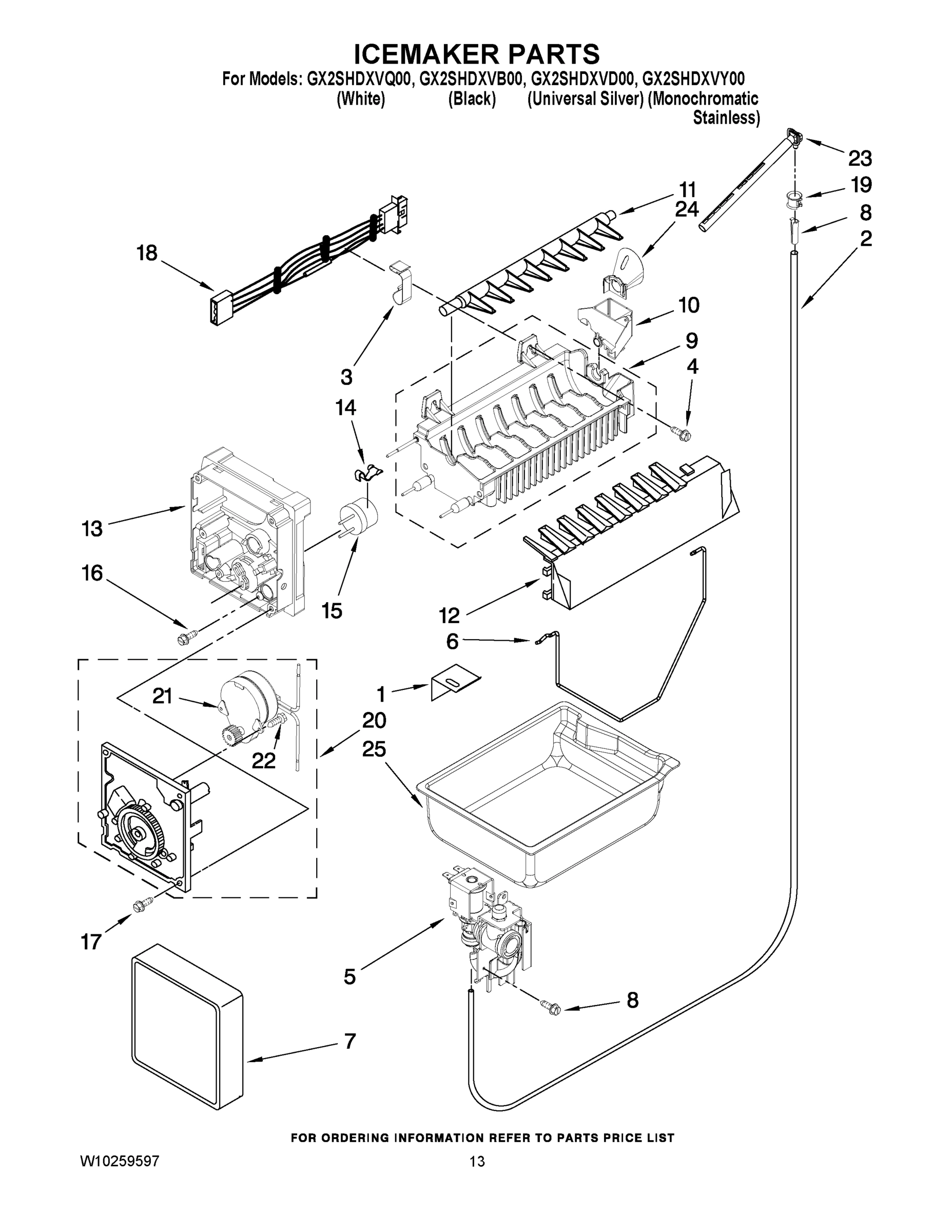 08 - ICEMAKER PARTS