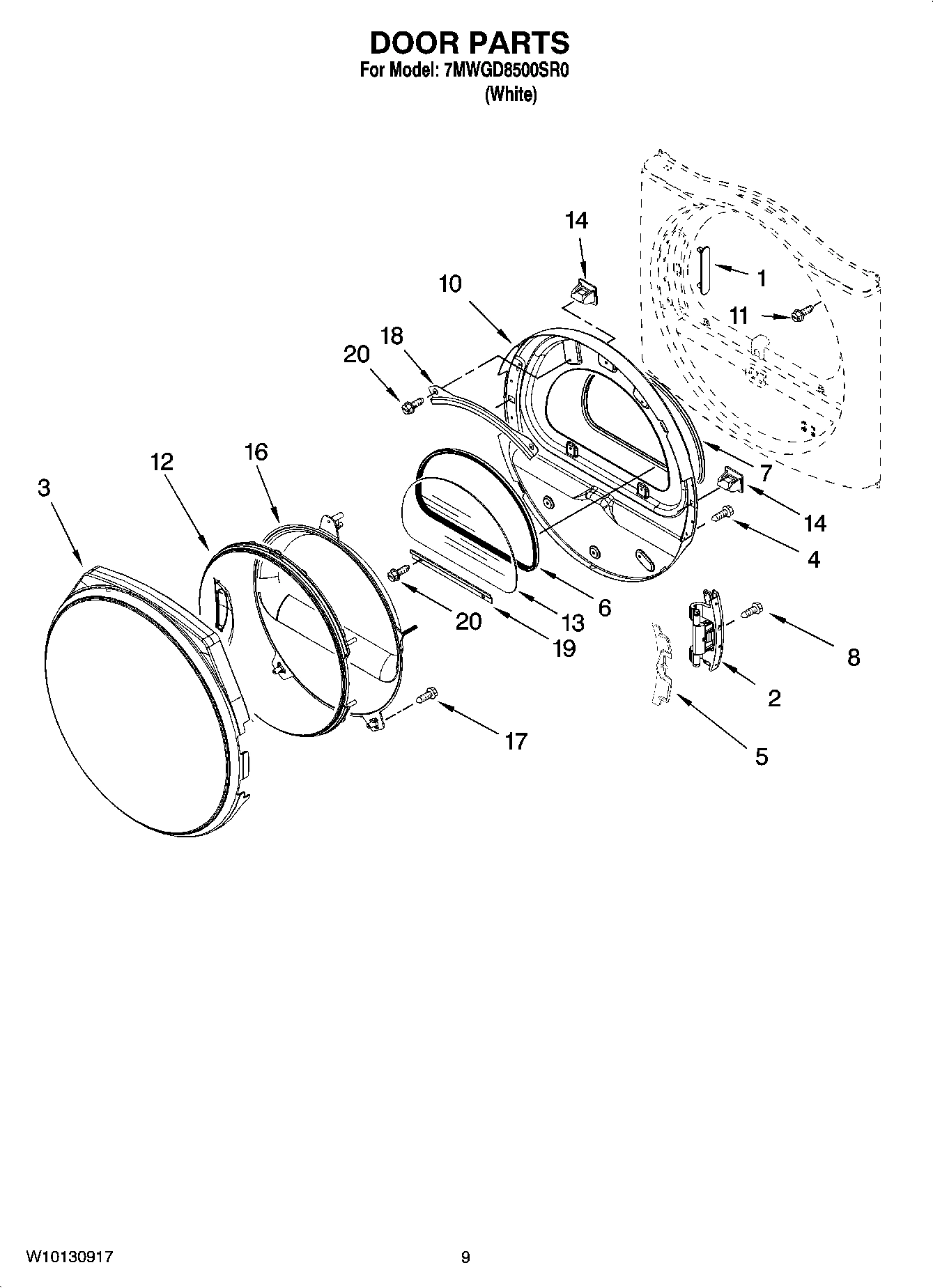 05 - DOOR PARTS, OPTIONAL PARTS (NOT INCLUDED)