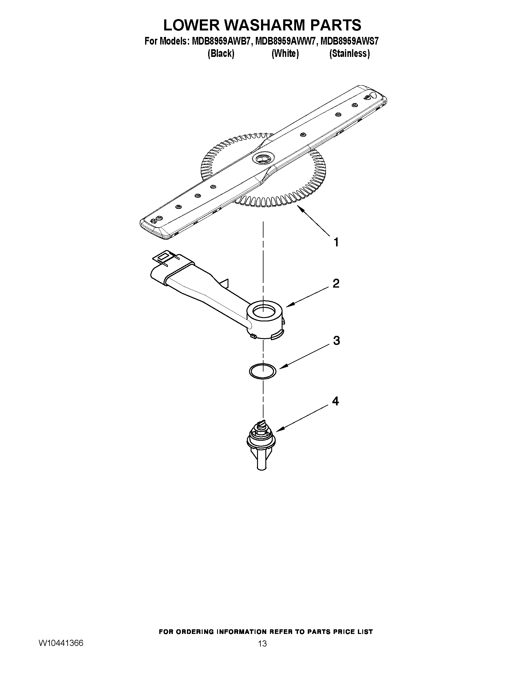 11 - LOWER WASHARM PARTS