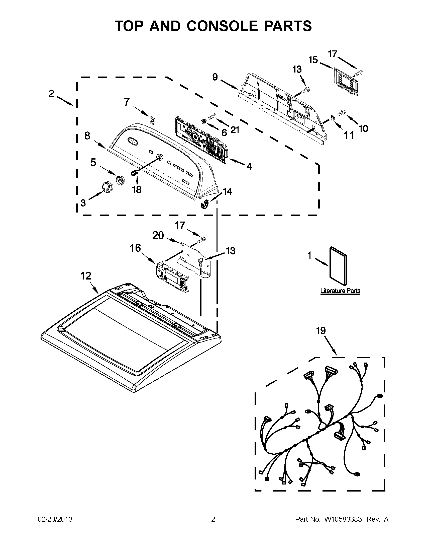 01 - TOP AND CONSOLE PART