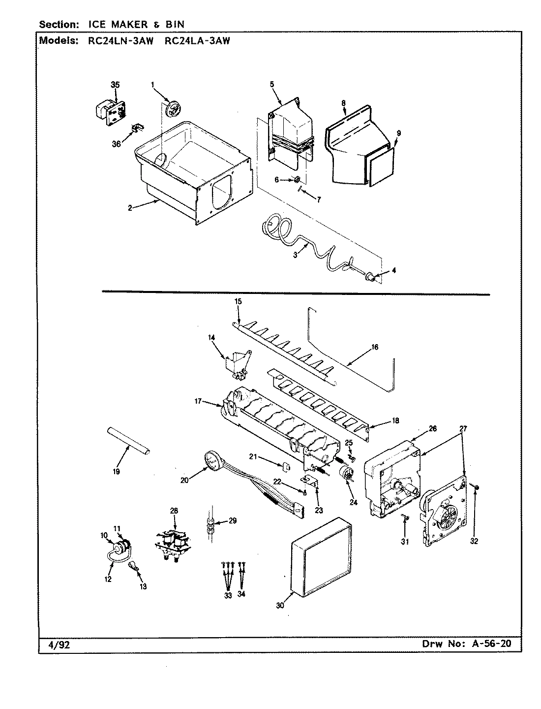 04 - ICE MAKER & BIN