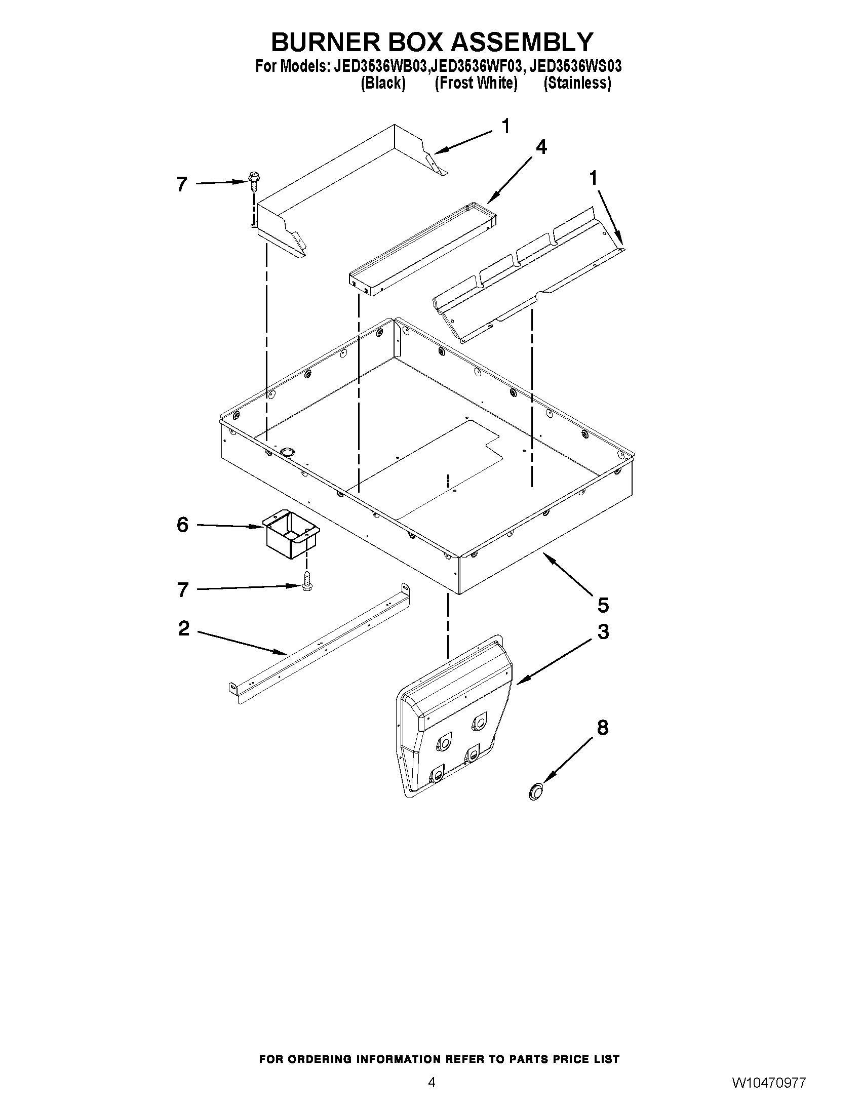 03 - BURNER BOX ASSEMBLY