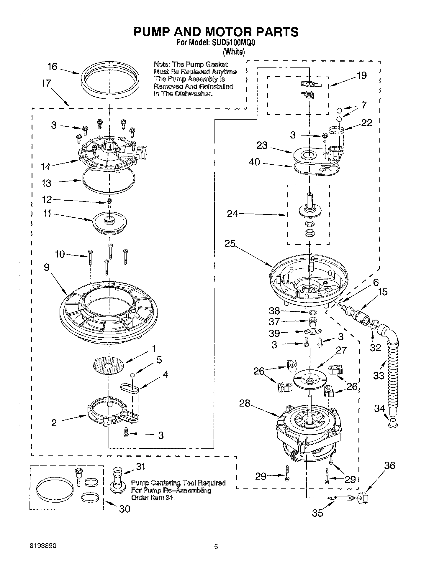 04 - PUMP AND MOTOR PARTS