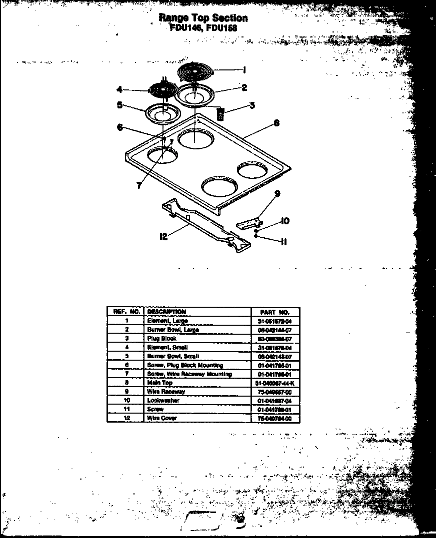 06 - RANGE TOP SECTION