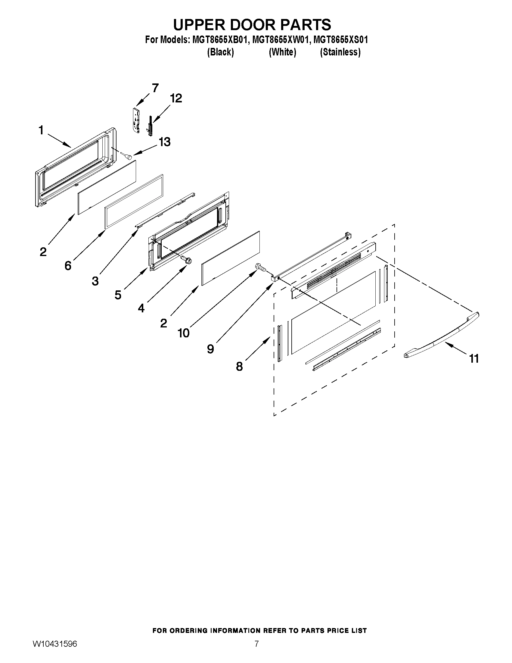 05 - UPPER DOOR PARTS