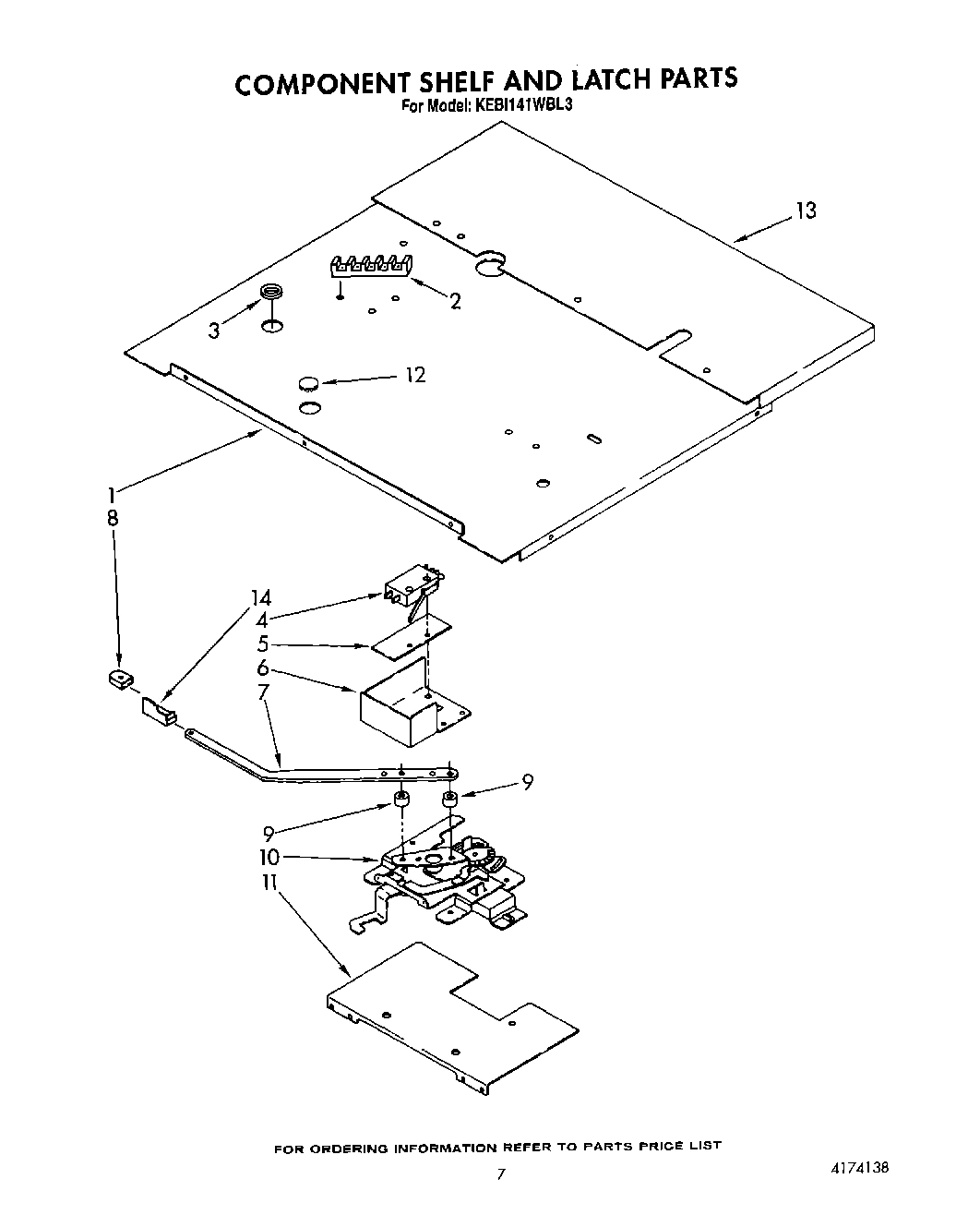 05 - COMPONENT SHELF AND LATCH