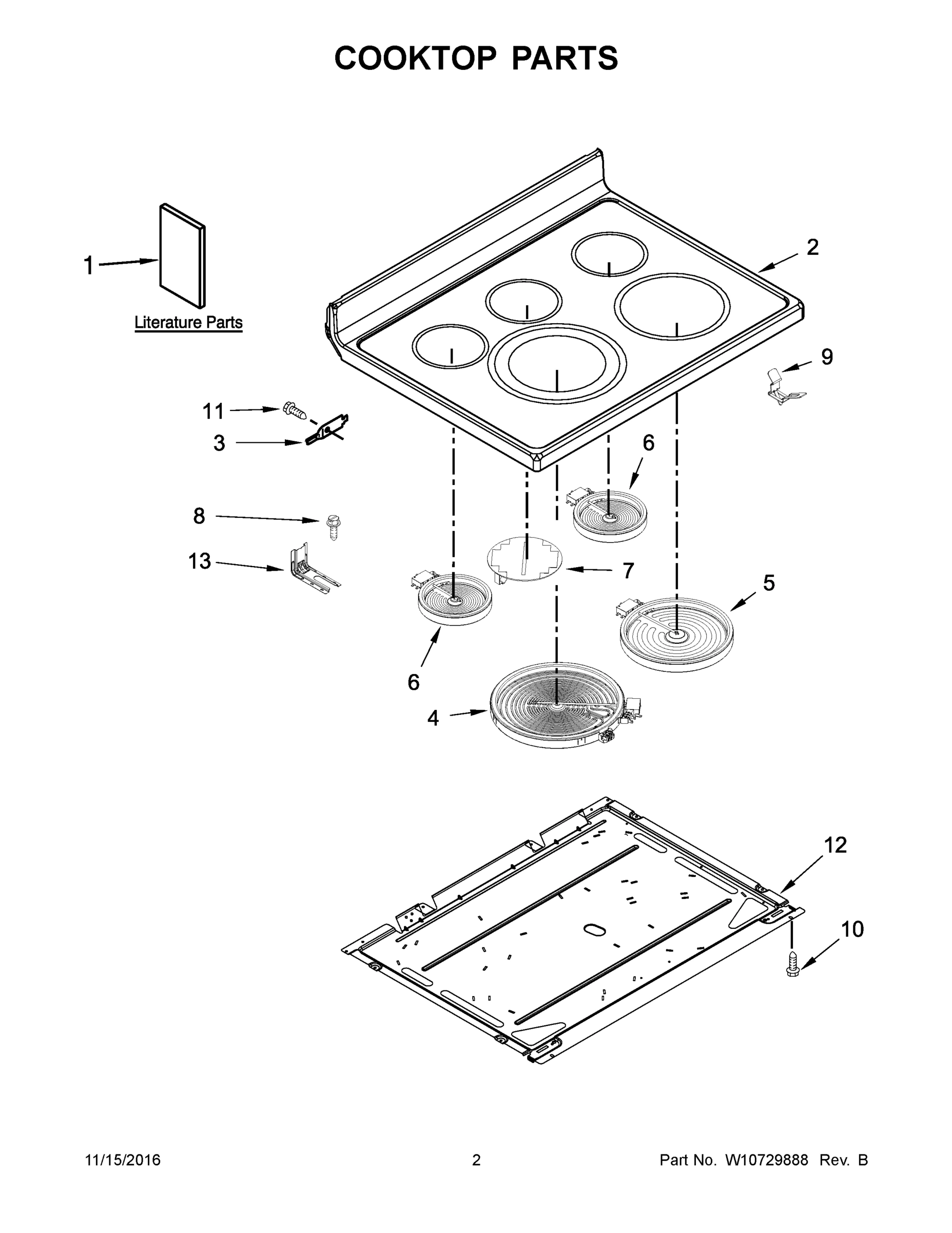 02 - COOKTOP PARTS