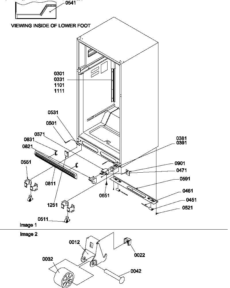 07 - LADDERS, LOWER CABINET AND ROLLERS