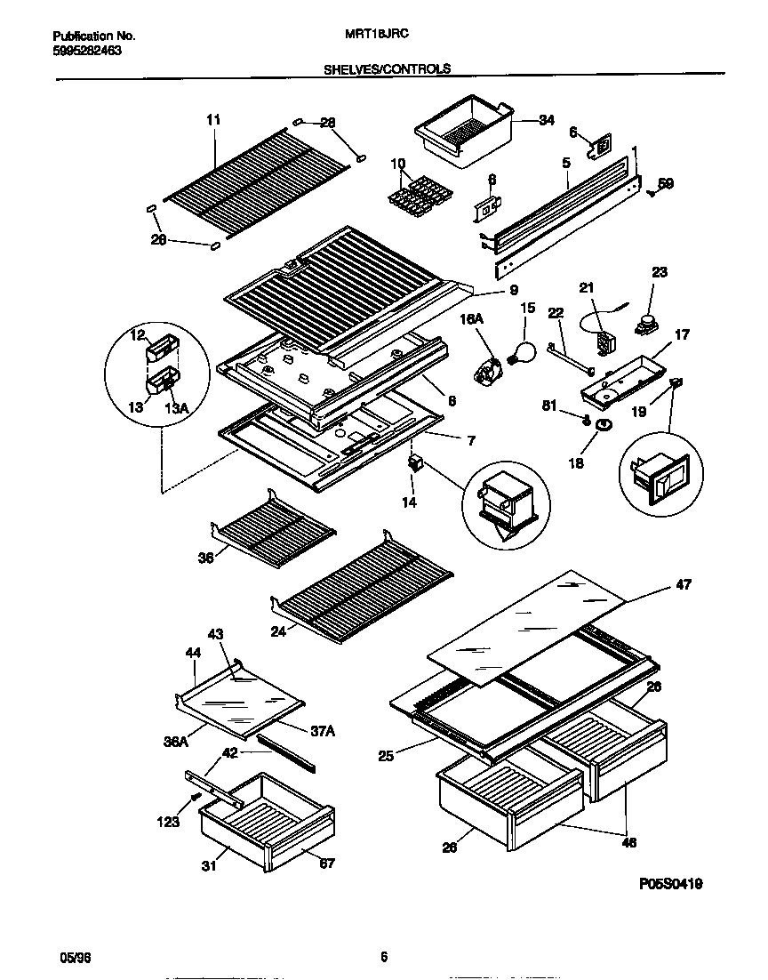 04 - SHELVES/CONTROLS