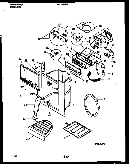 10 - ICE DOOR, DISPENSER AND WATER TANK