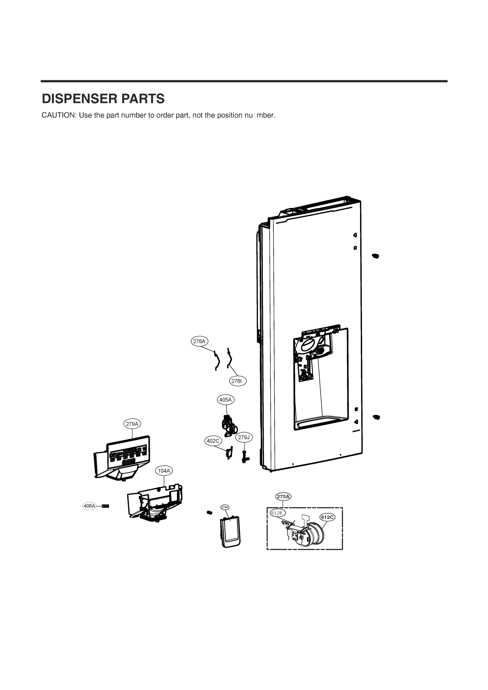 DISPENSER PARTS