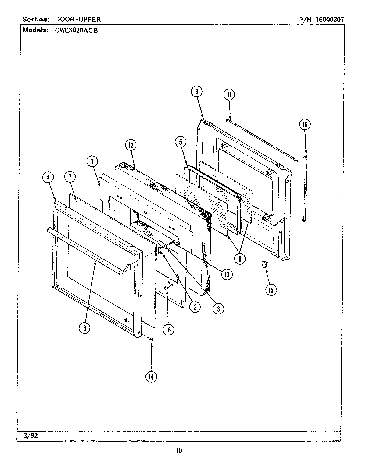 04 - DOOR-UPPER (CWE5020ACB)