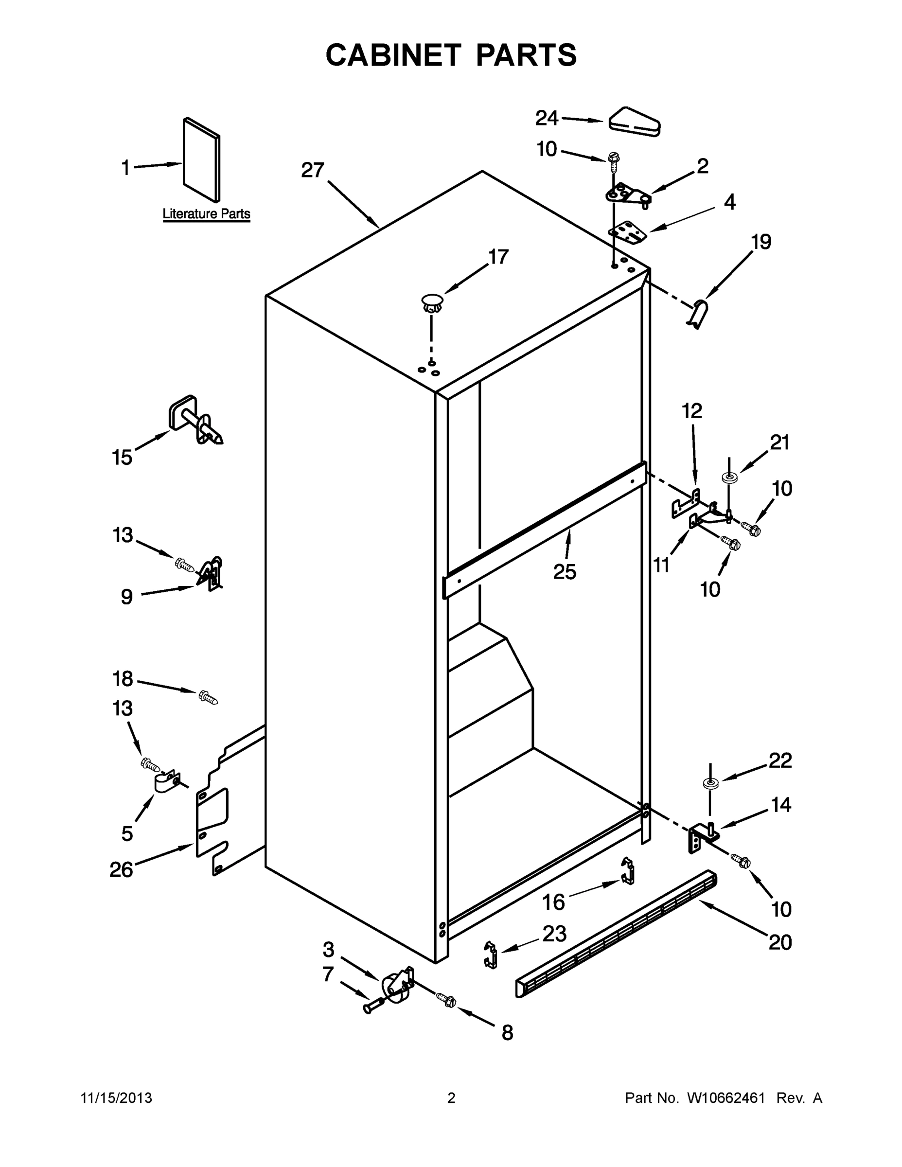 02 - CABINET PARTS