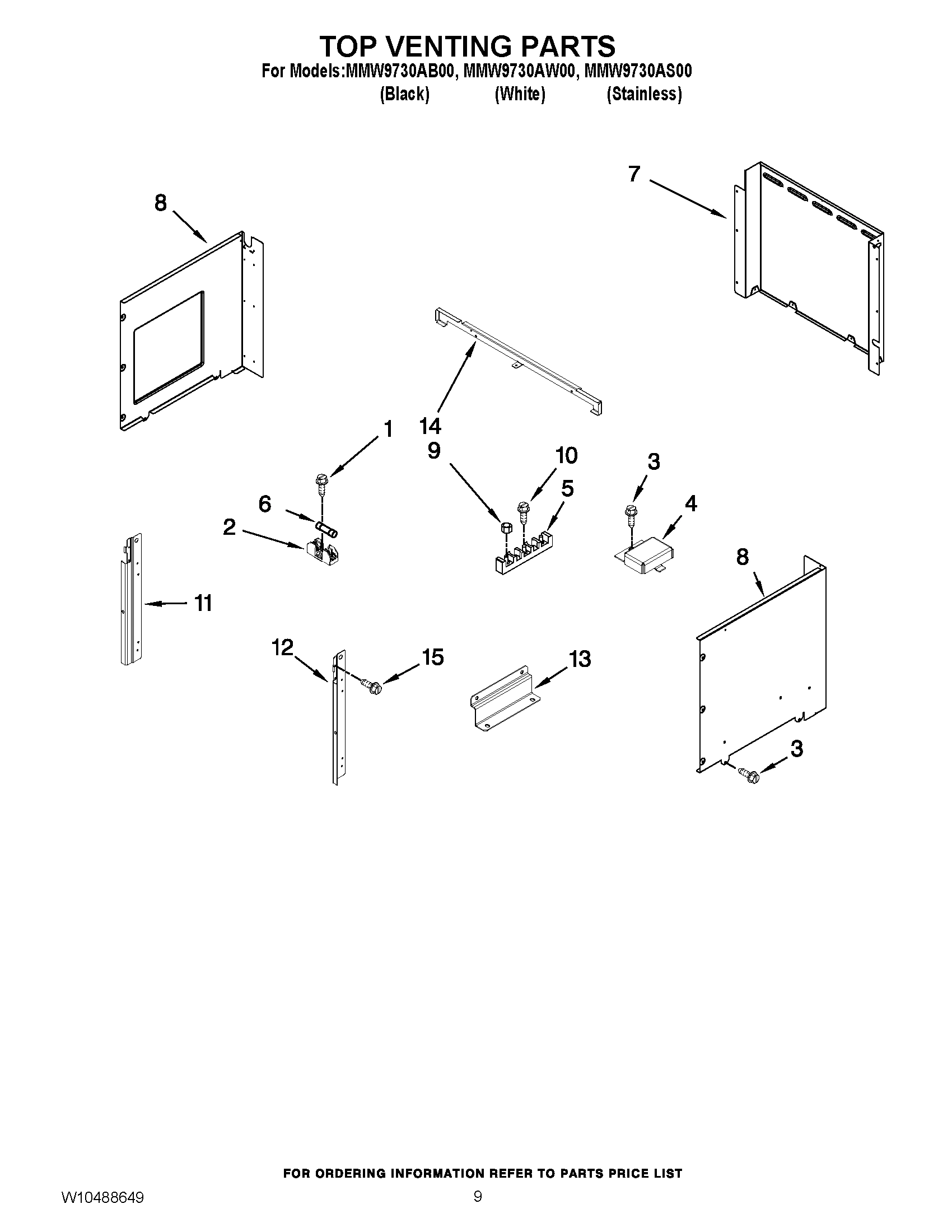 07 - TOP VENTING PARTS