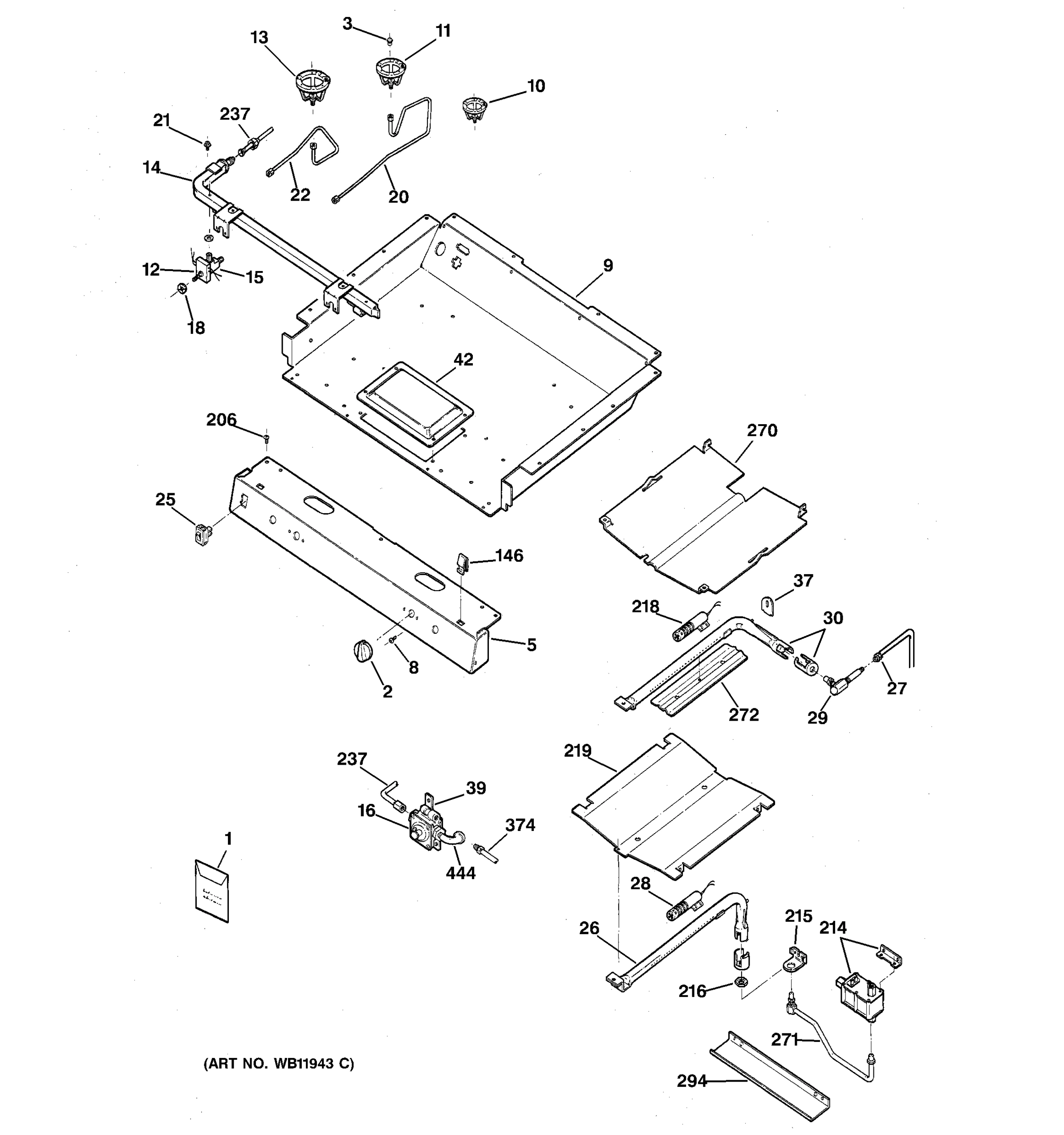 GAS & BURNER PARTS