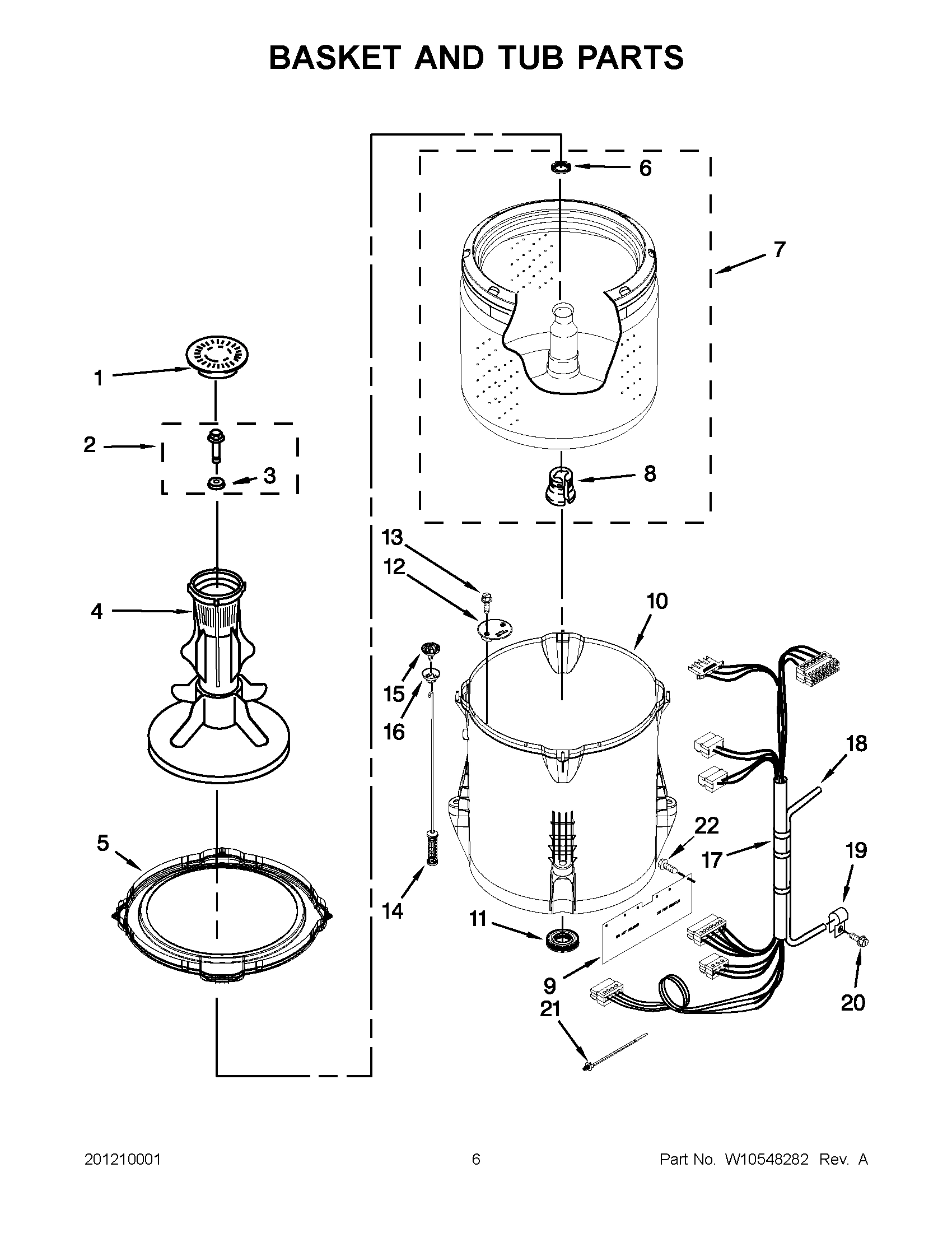 03 - BASKET AND TUB PARTS