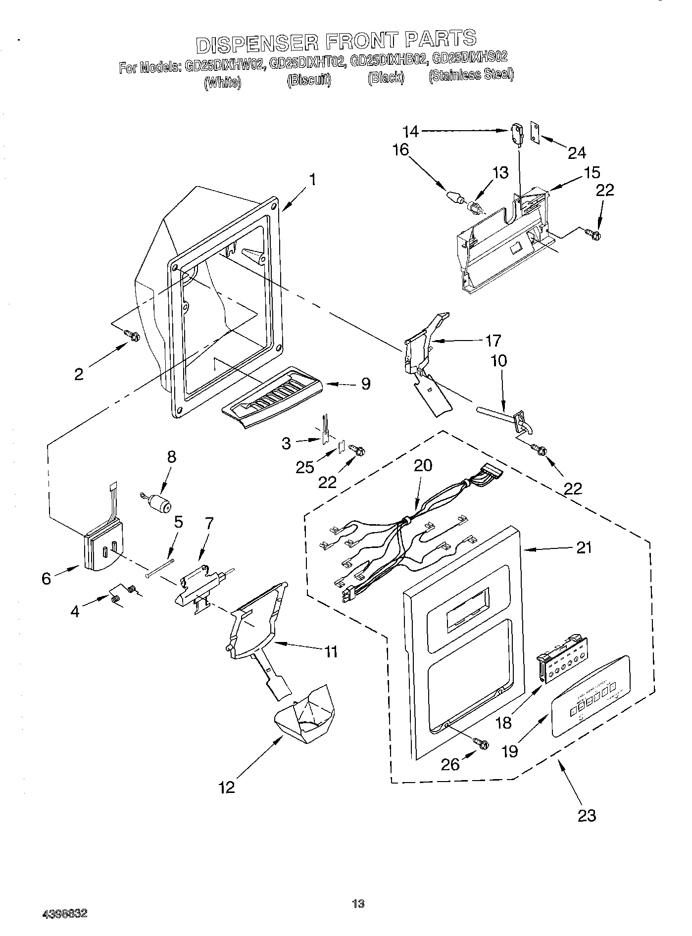08 - DISPENSER FRONT