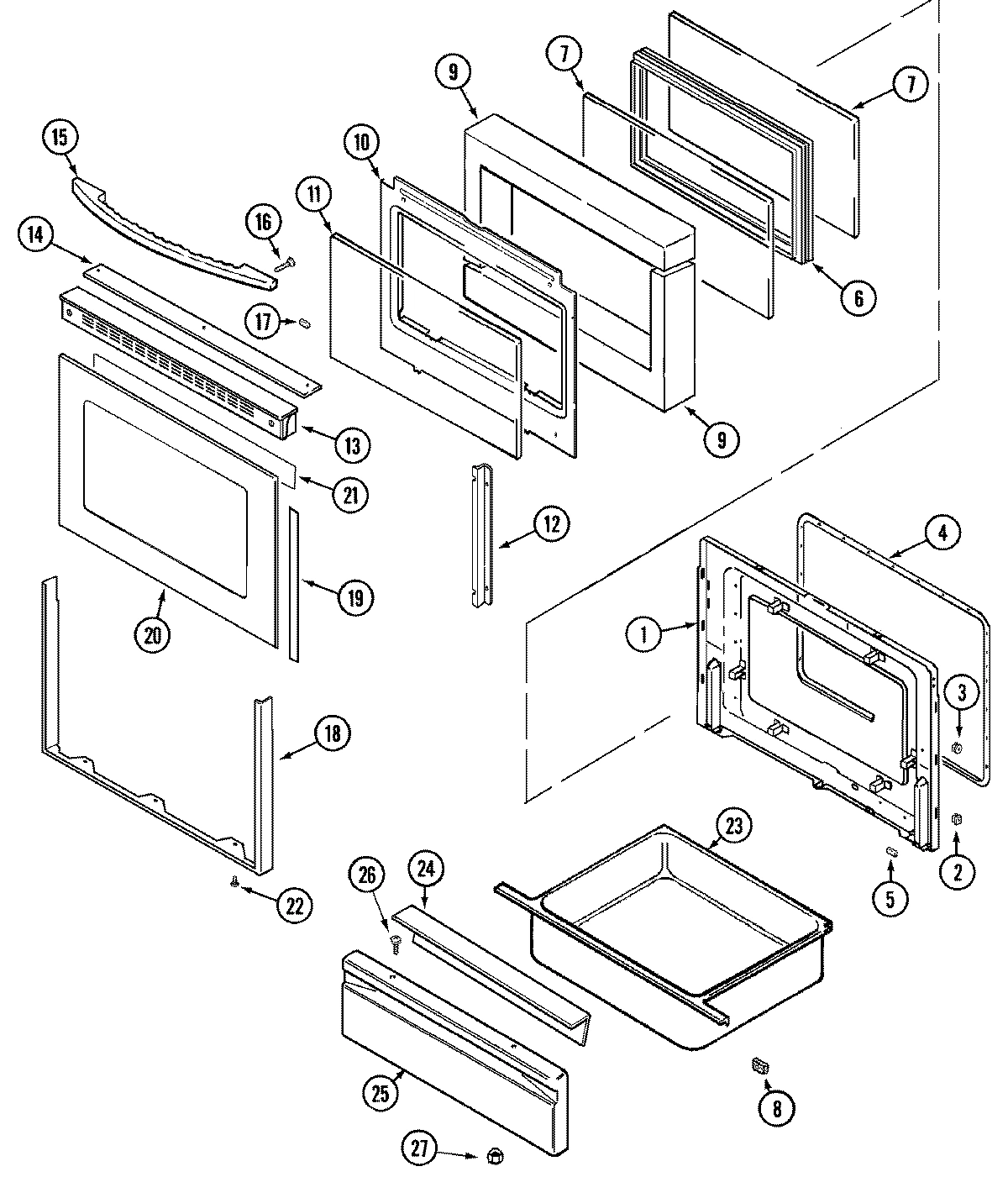 03 - DOOR/WARMING DRAWER