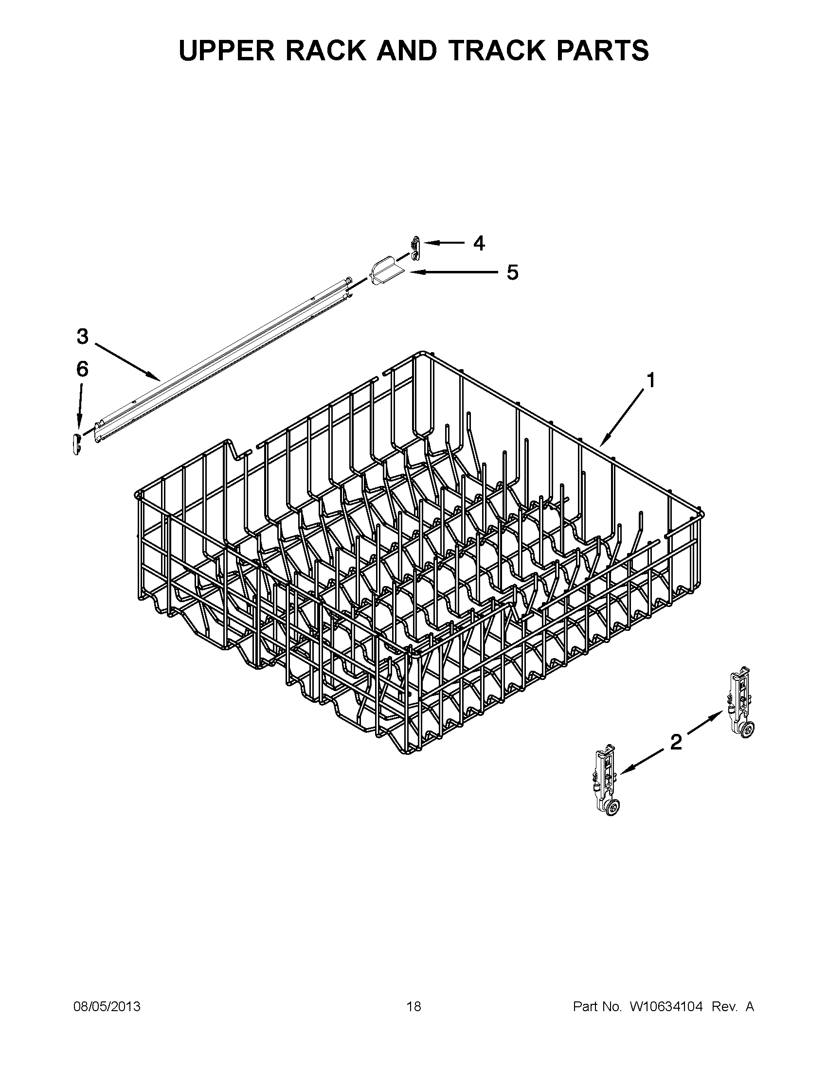 09 - UPPER RACK AND TRACK PARTS
