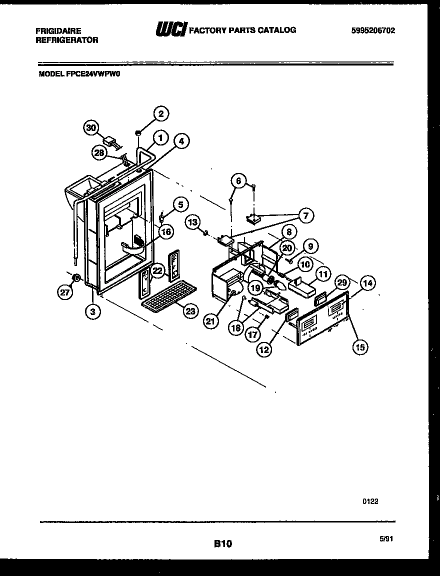 07 - ICE DOOR, DISPENSER AND WATER TANKS