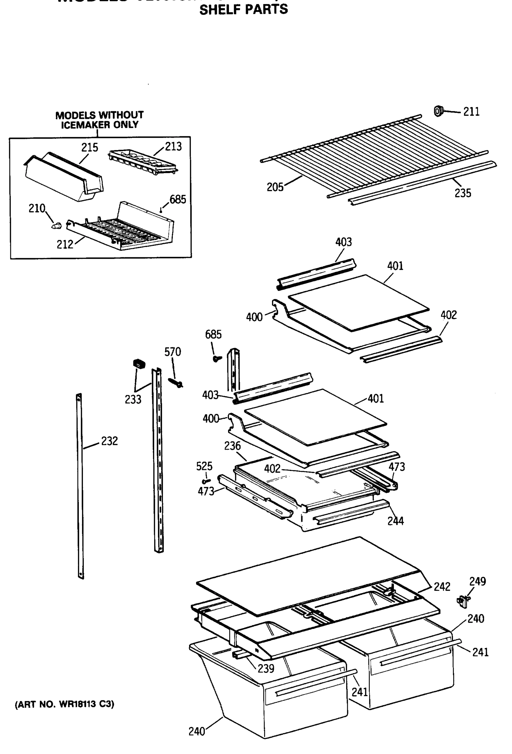 SHELF PARTS