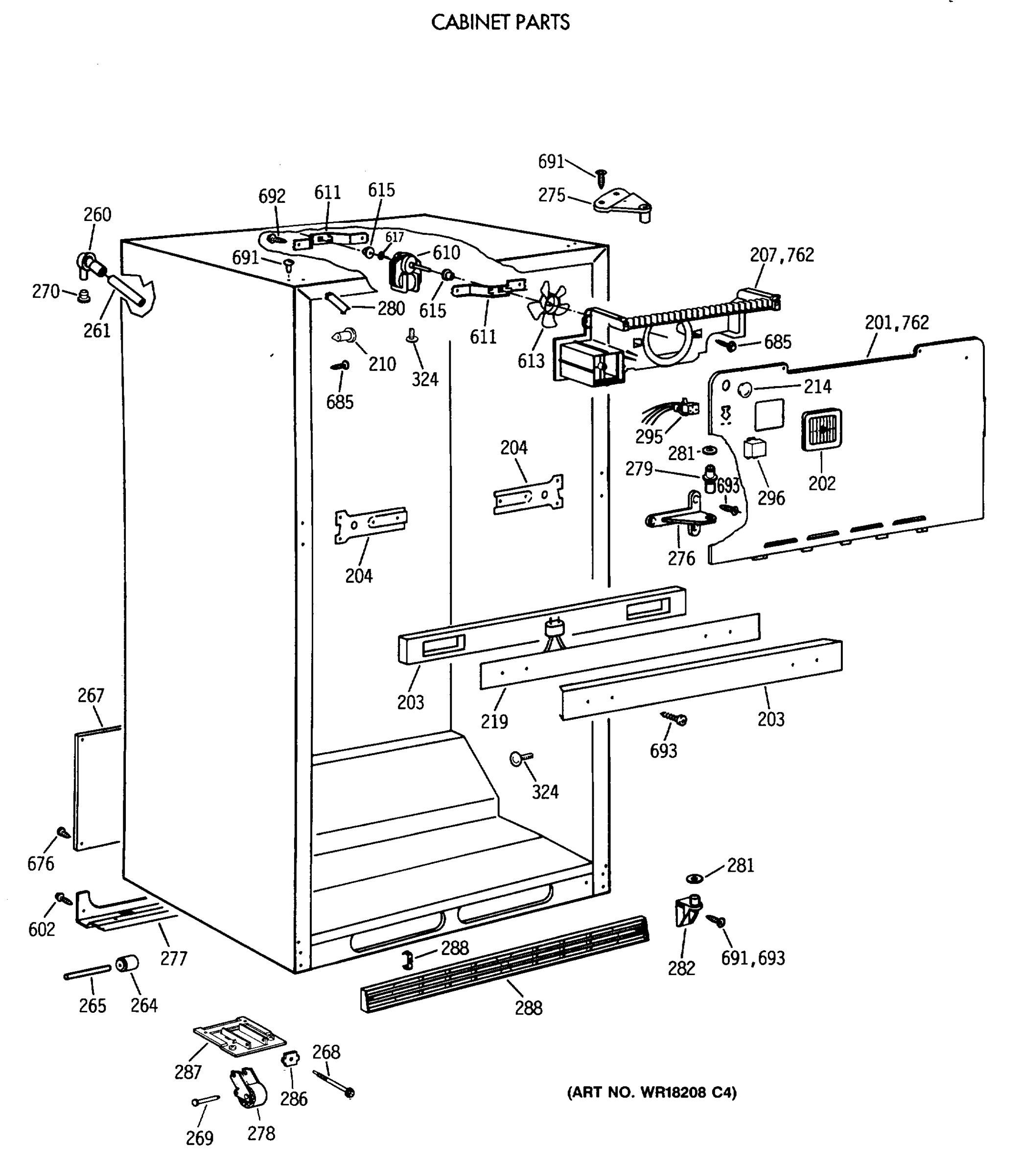 CABINET PARTS
