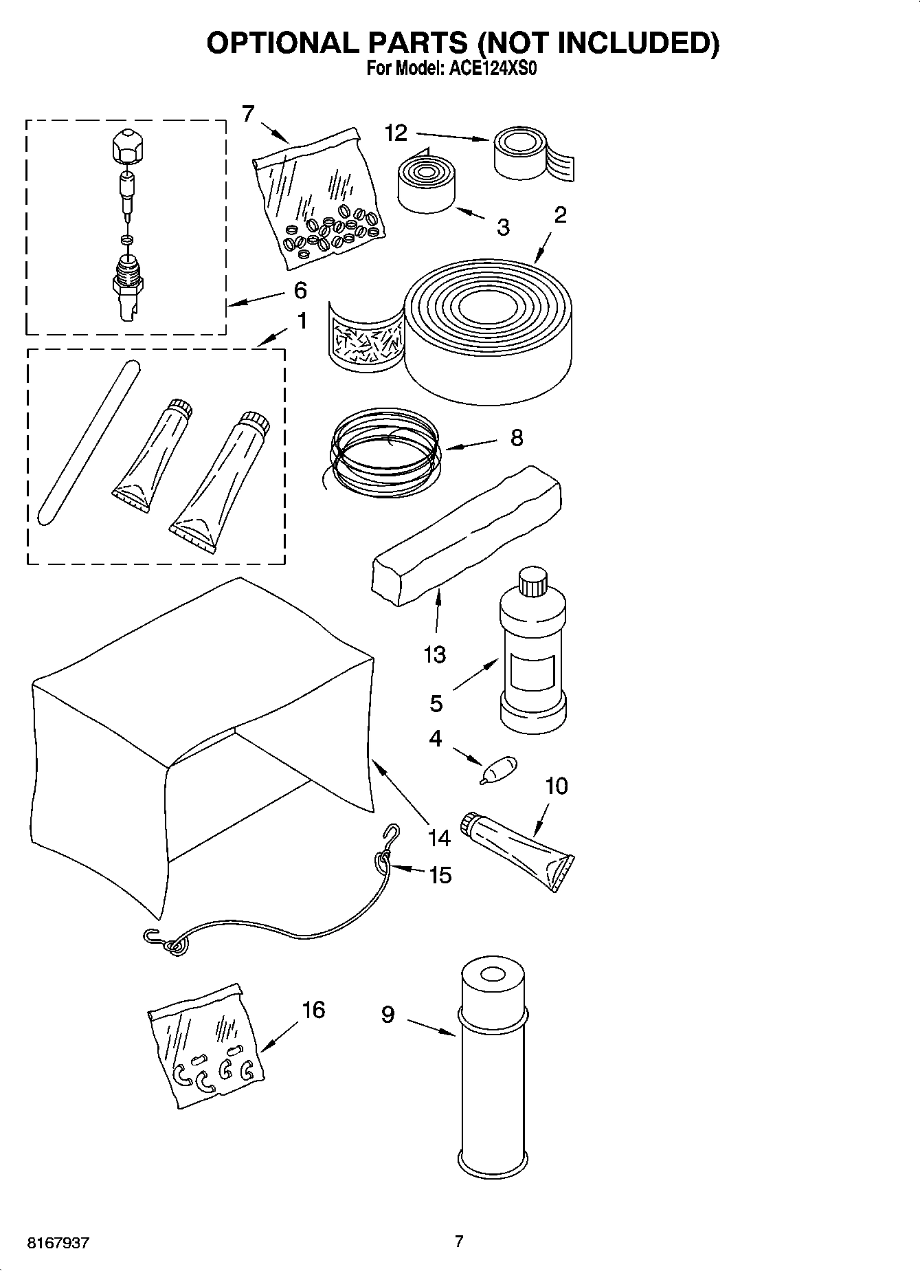 04 - OPTIONAL PARTS (NOT INCLUDED)
