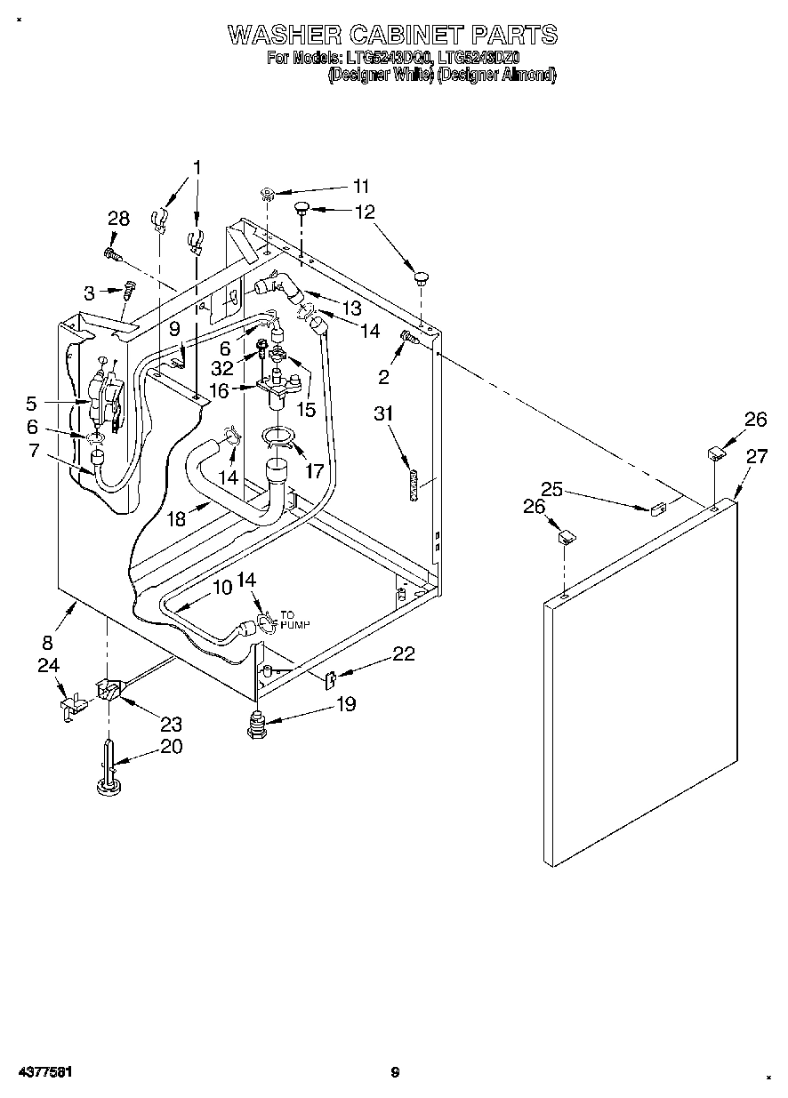 07 - WASHER CABINET