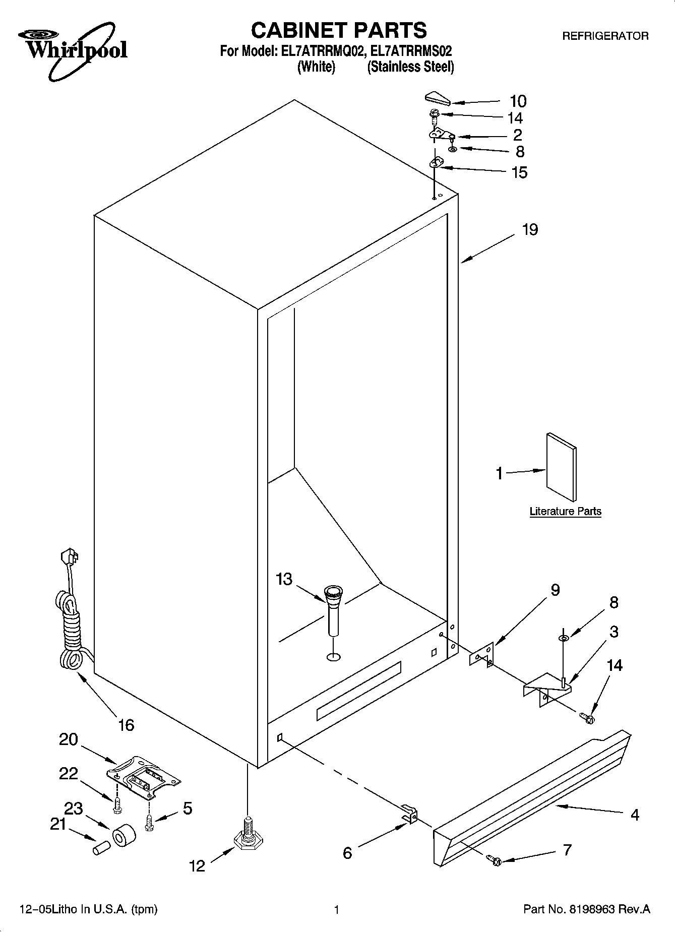 01 - CABINET PARTS