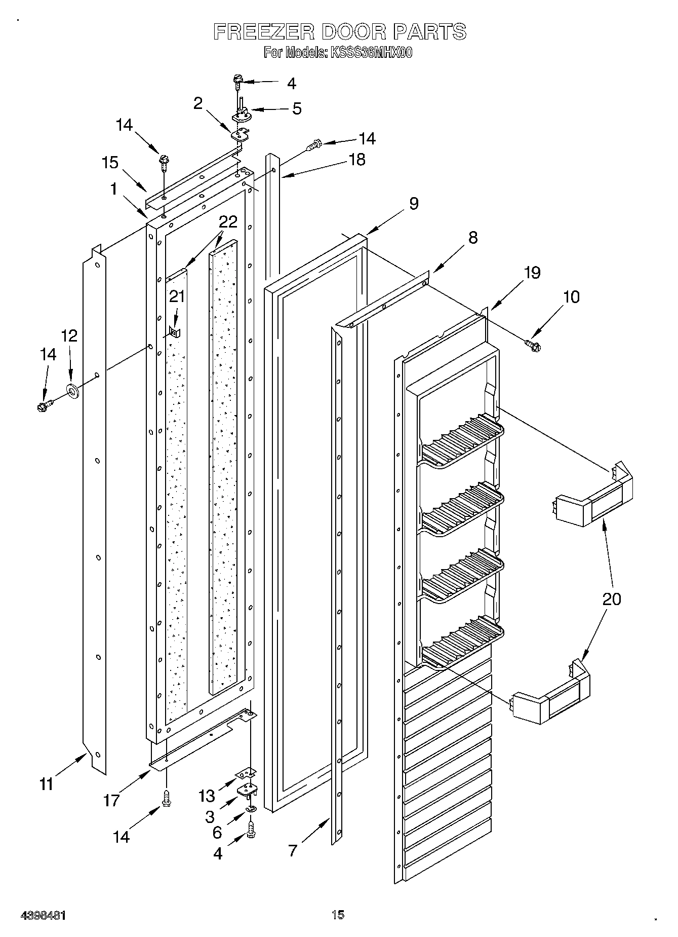 11 - FREEZER DOOR