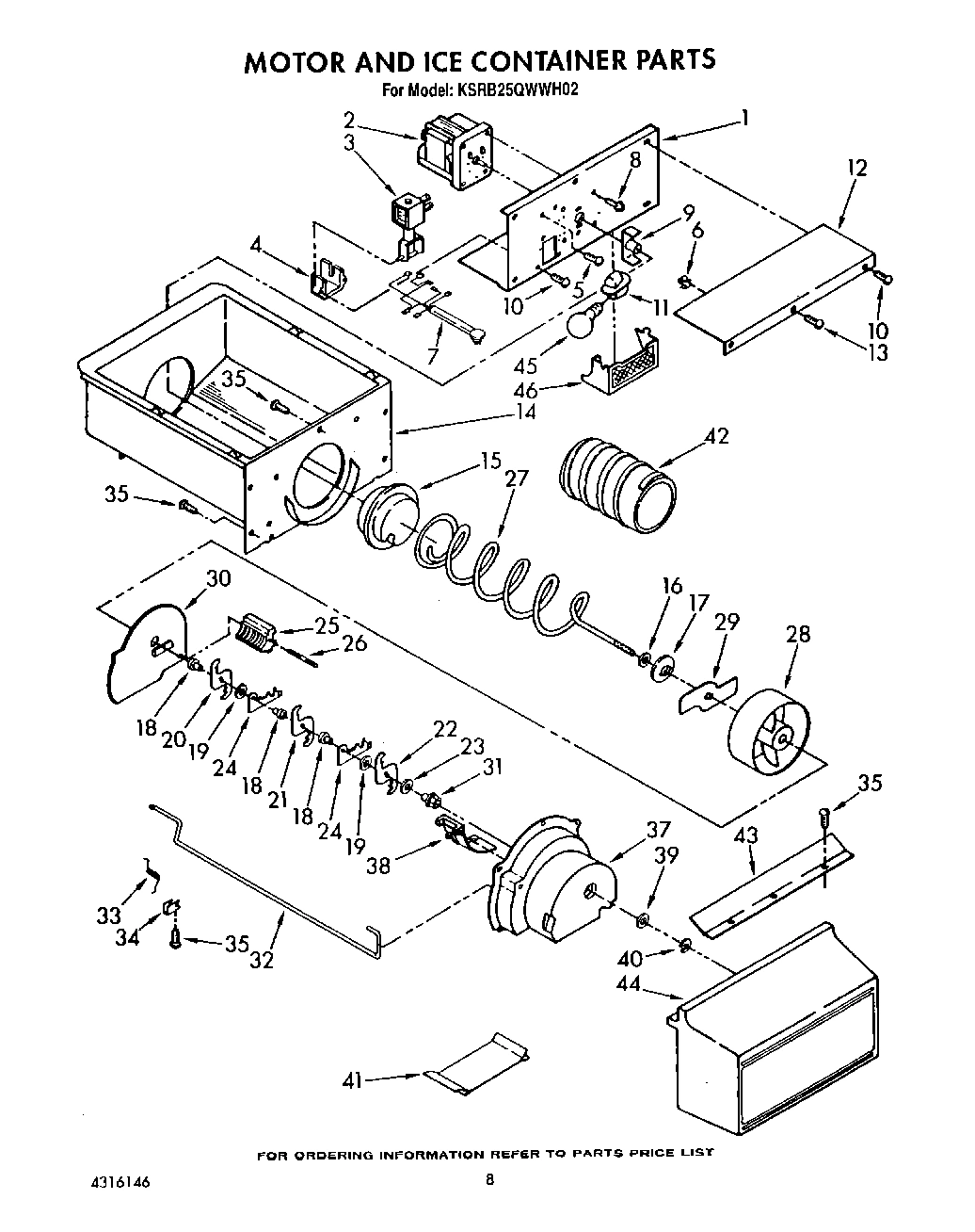 06 - MOTOR AND ICE CONTAINER