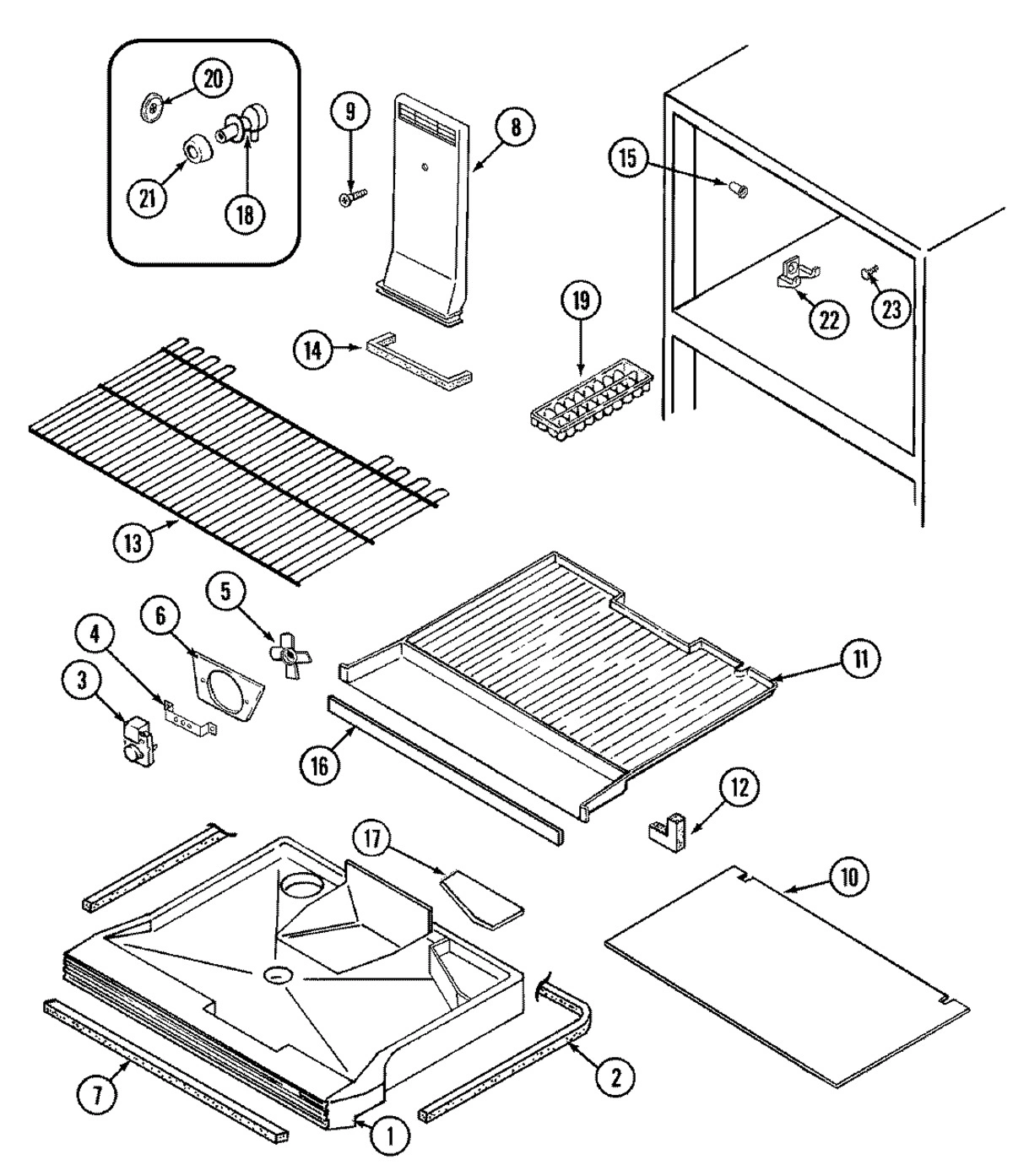 01 - FREEZER COMPARTMENT
